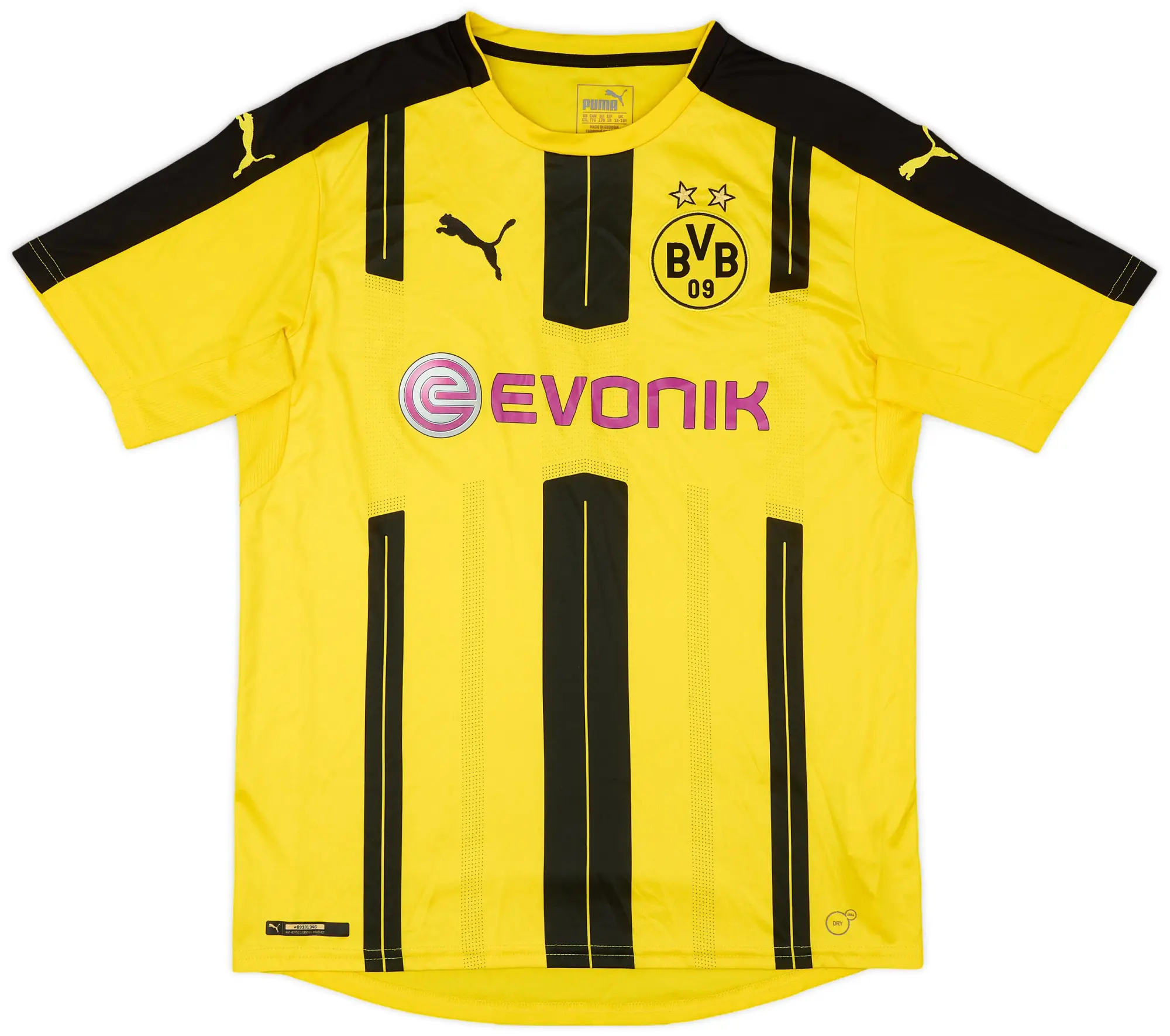 Puma 2016-17 Borussia Dortmund Home Shirt - 9/10 - (XL.Boys)