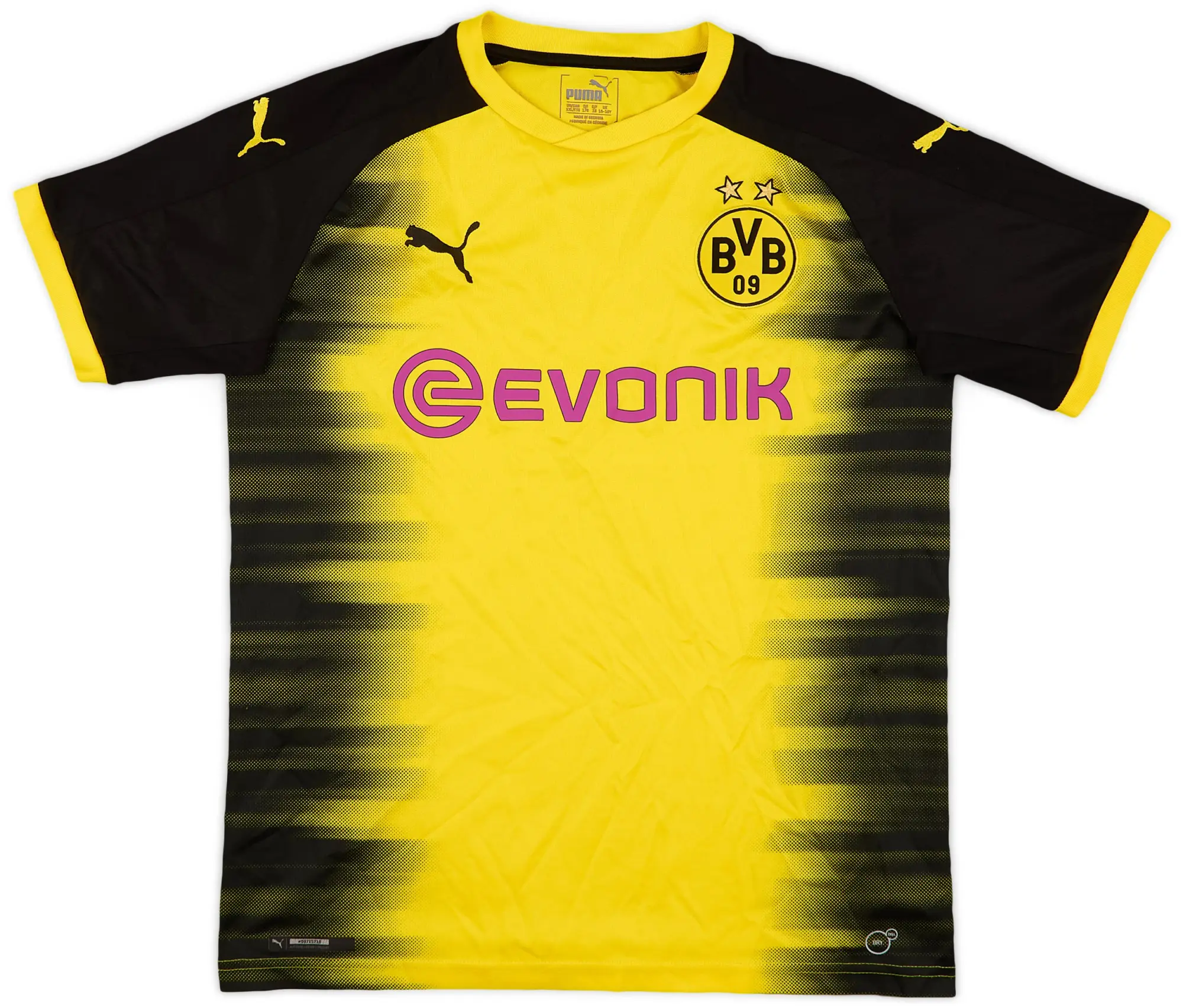 Puma 2017-18 Borussia Dortmund European Home Shirt - 9/10 - (XXL.Boys)