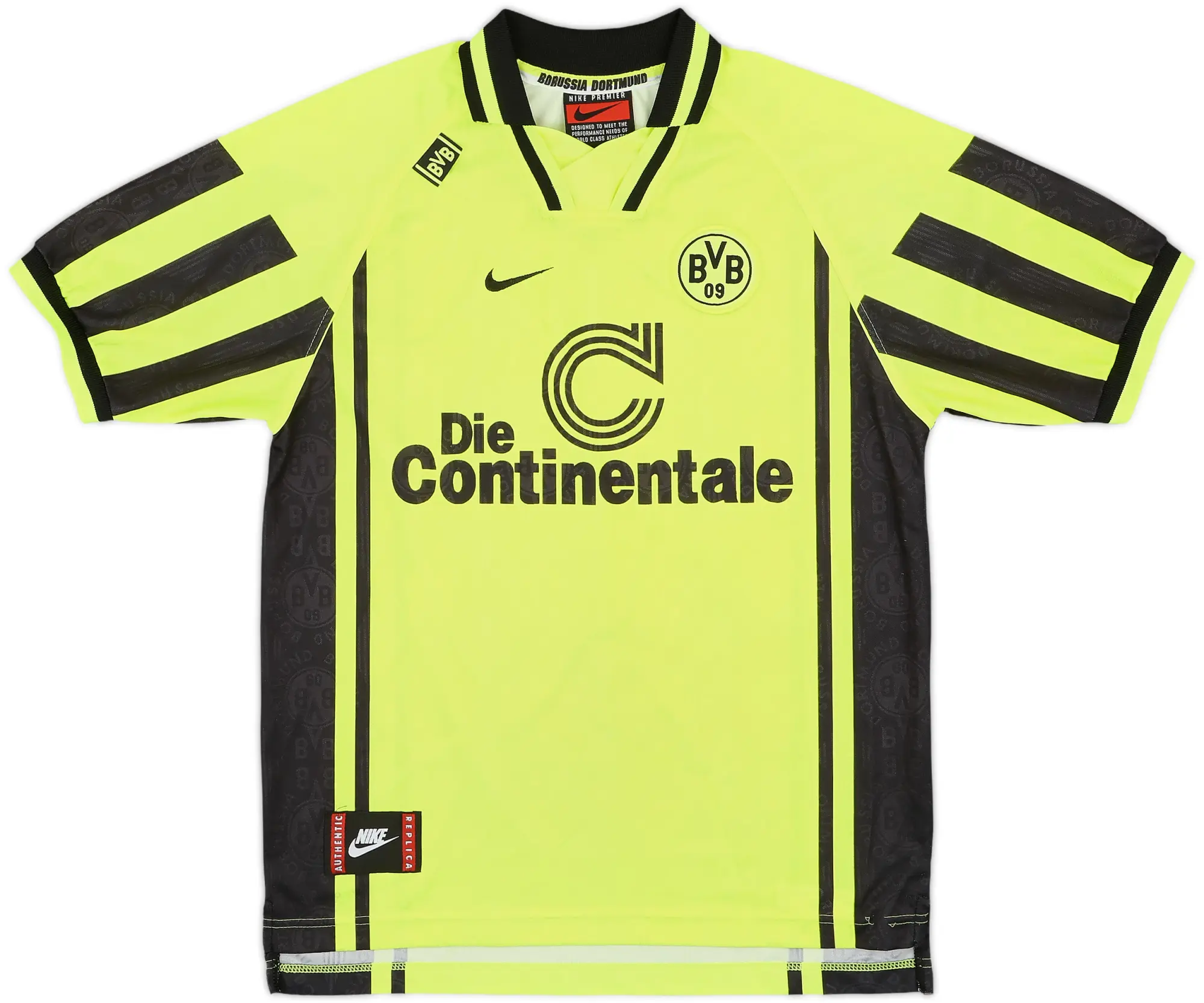 Nike Borussia Dortmund Boys SS Home Shirt 1996/97