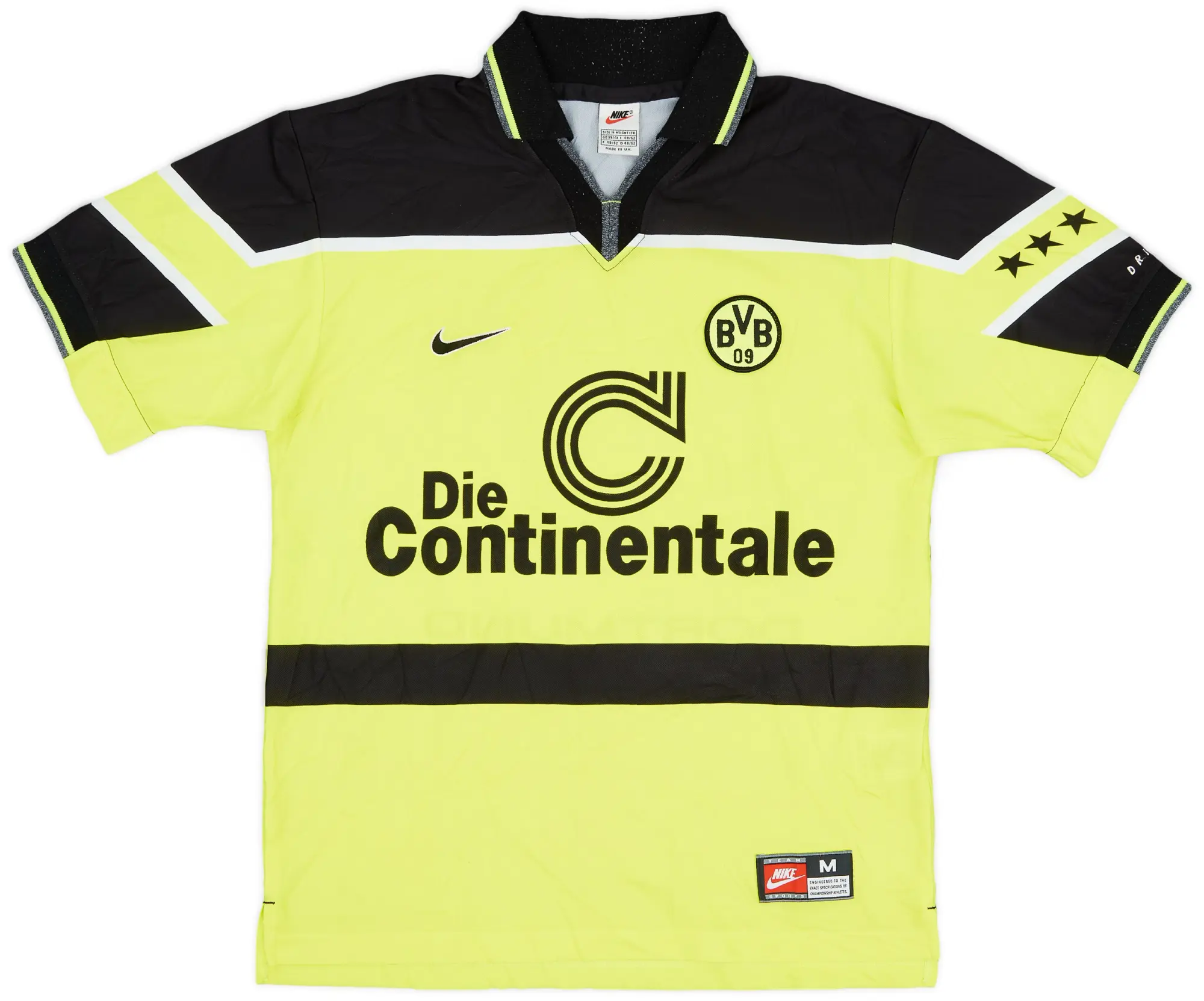 Nike 1997-98 Borussia Dortmund Home Shirt - 8/10 - (M)