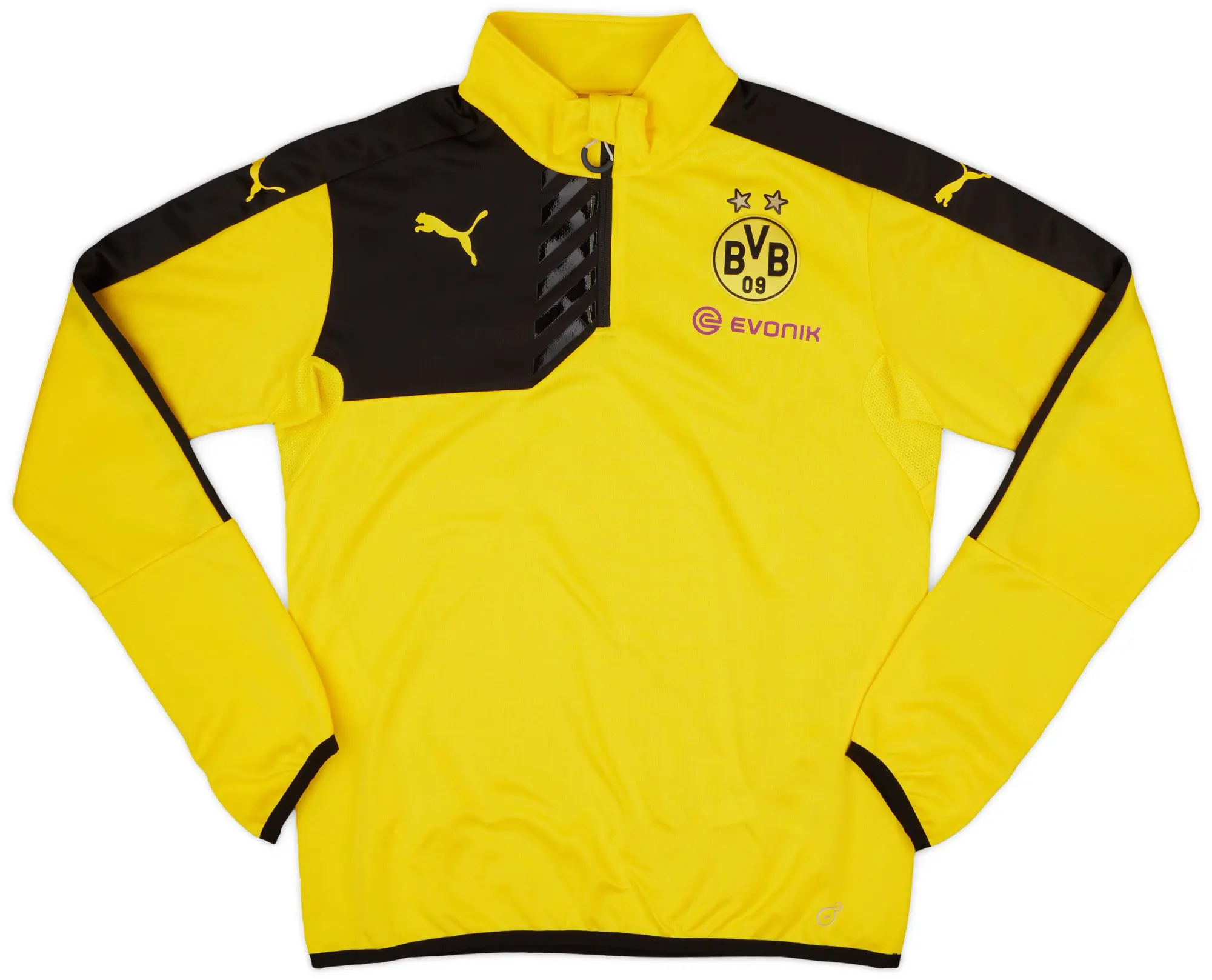 2015-16 Borussia Dortmund Puma 1/4 Zip Drill Top - 8/10 - (M)