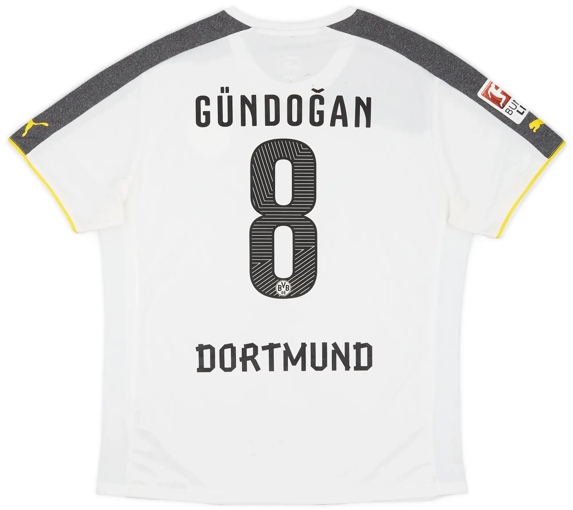 Puma 2013-15 Borussia Dortmund Authentic Third Shirt Gundogan #8 - 7/10 - (XXL)
