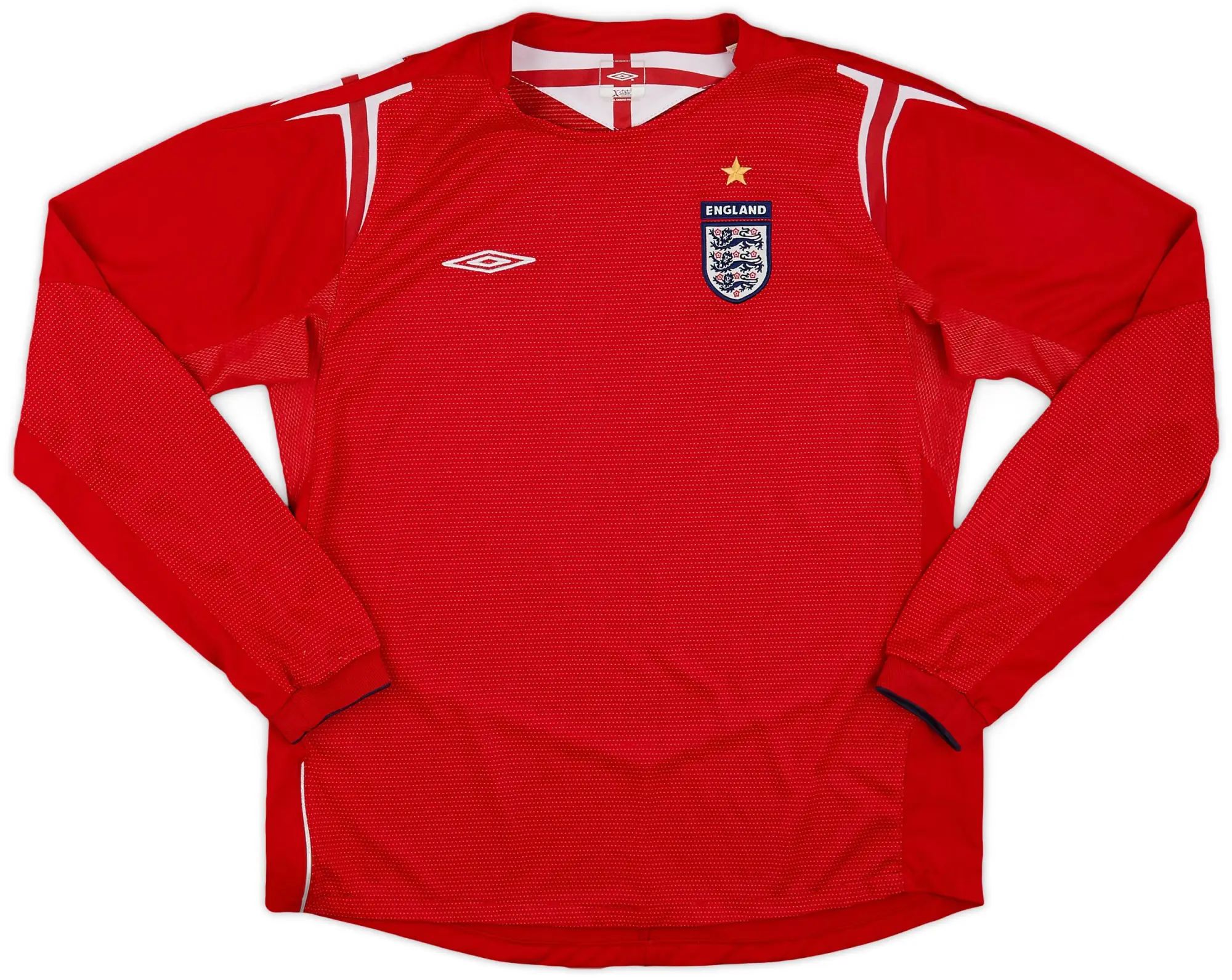 Umbro 2004-06 England Away L/S Shirt - 8/10 - (Women's M)