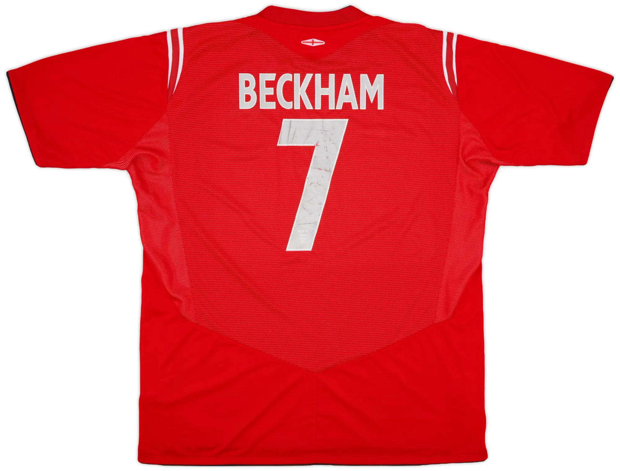 Umbro 2004-06 England Away Shirt Beckham #7 - 5/10 - (XL)