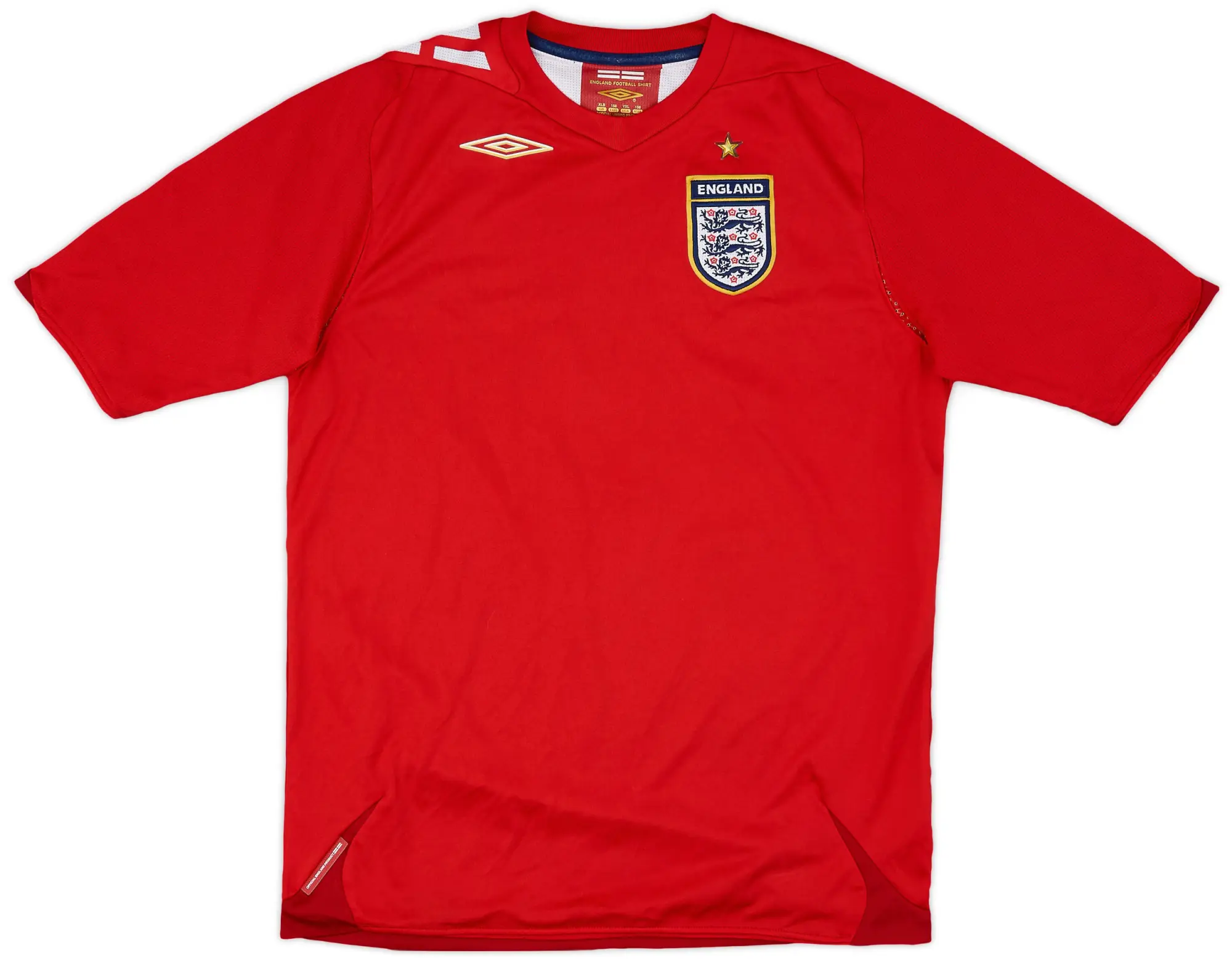 Umbro 2006-08 England Away Shirt - 9/10 - (XL.Boys)