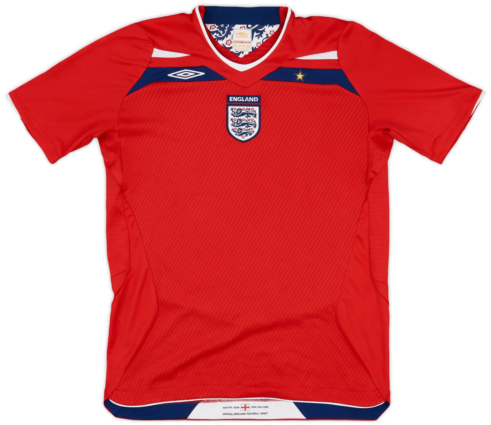 Umbro 2008-10 England Away Shirt - 6/10 - (XL.Boys)
