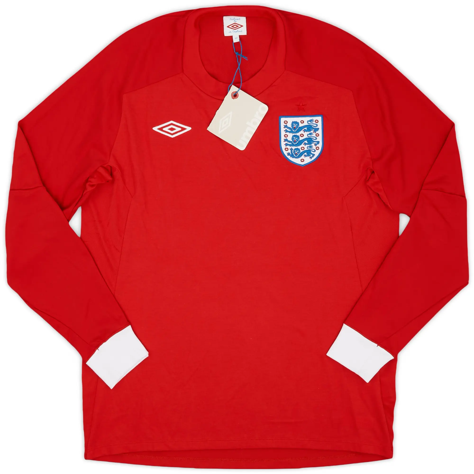 Umbro 2010-11 England Away L/S Shirt (L)