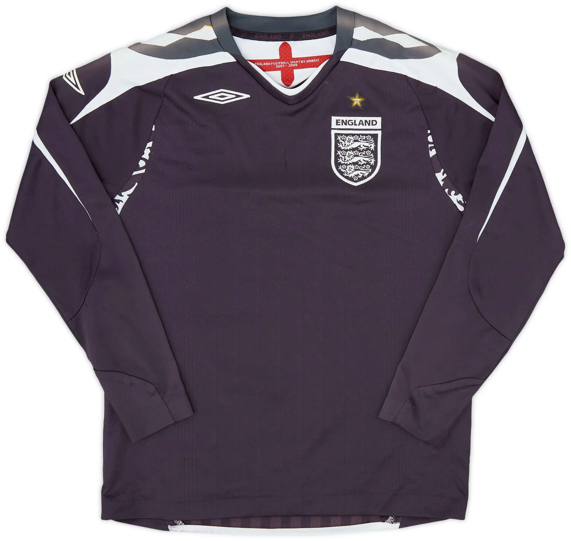 Umbro 2007-09 England GK Shirt - 7/10 - (M.Boys)