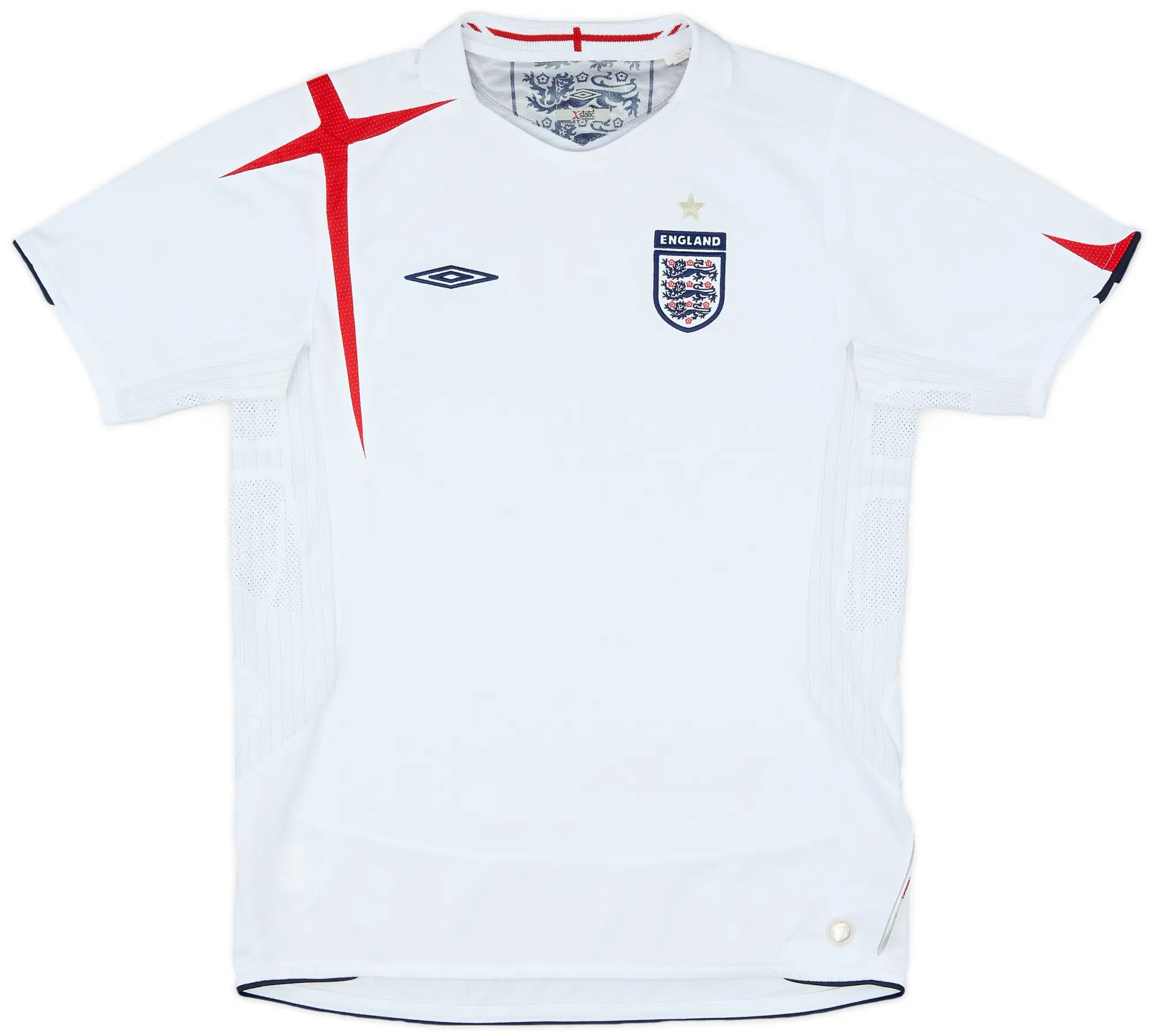Umbro 2005-07 England Home Shirt - 9/10 - (XL.Boys)