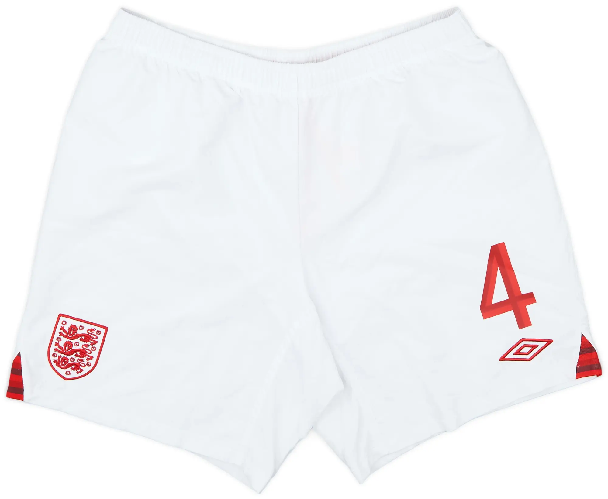 Umbro 2012-13 England Match Issue Home Shorts #4
