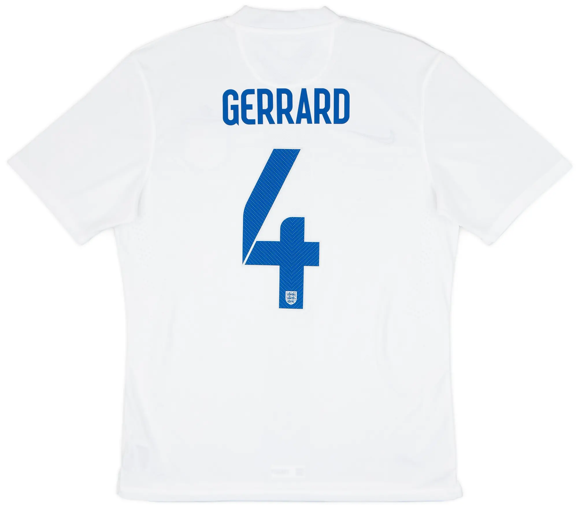 Nike 2014-15 England Authentic Home Shirt Gerrard #4 (XL)