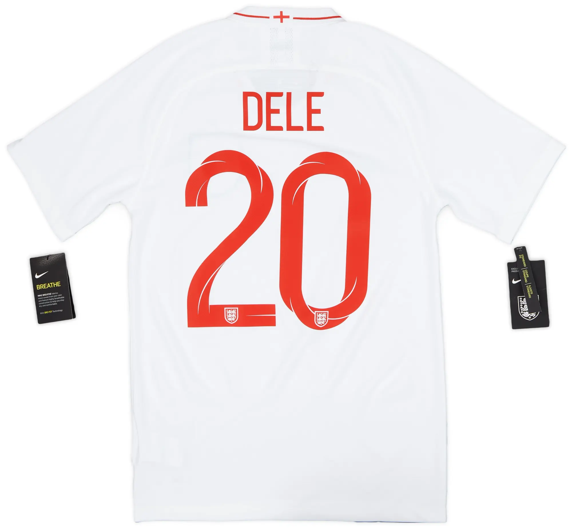 Nike 2018-19 England Home Shirt Dele #20 (S)