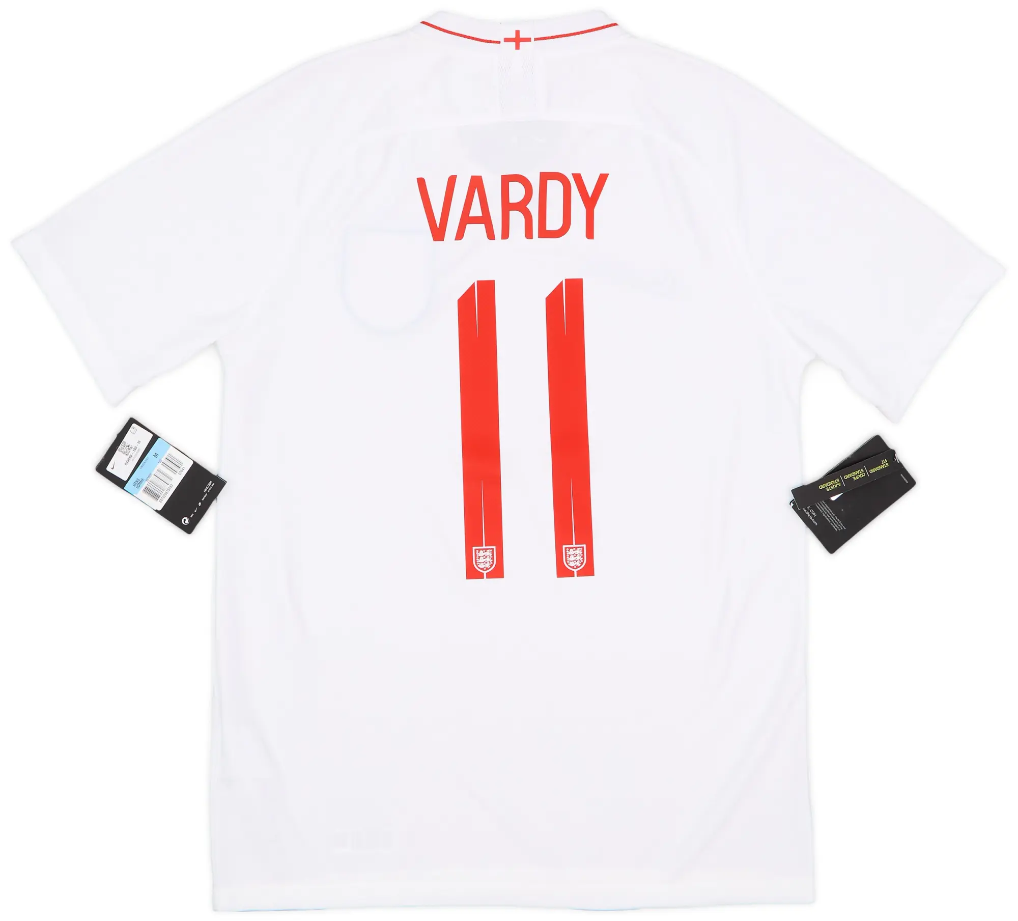 Nike 2018-19 England Home Shirt Vardy #11 (M)