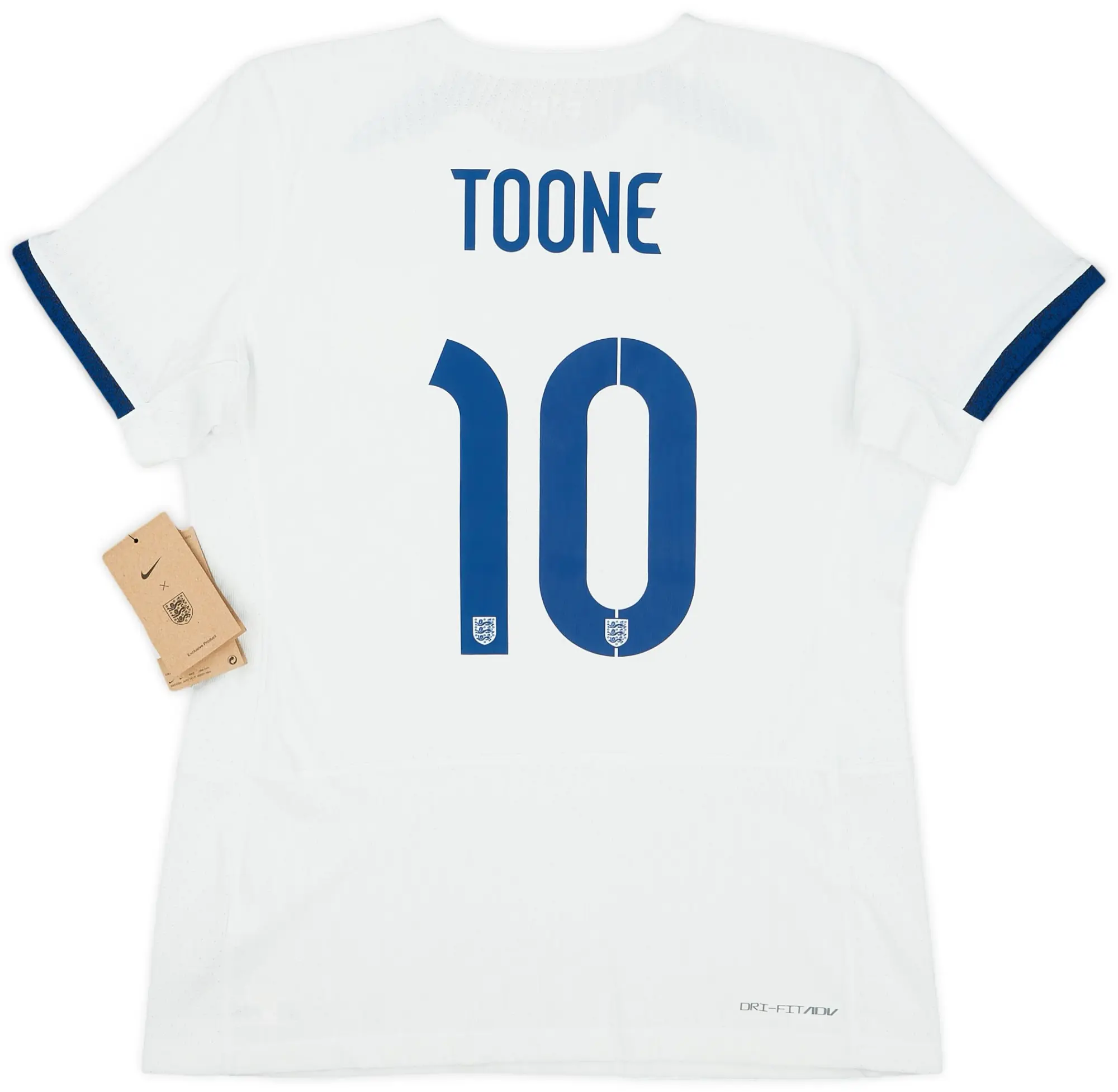 Nike 2023-24 England Authentic Women's Home Shirt Toone #10 (Women's L)