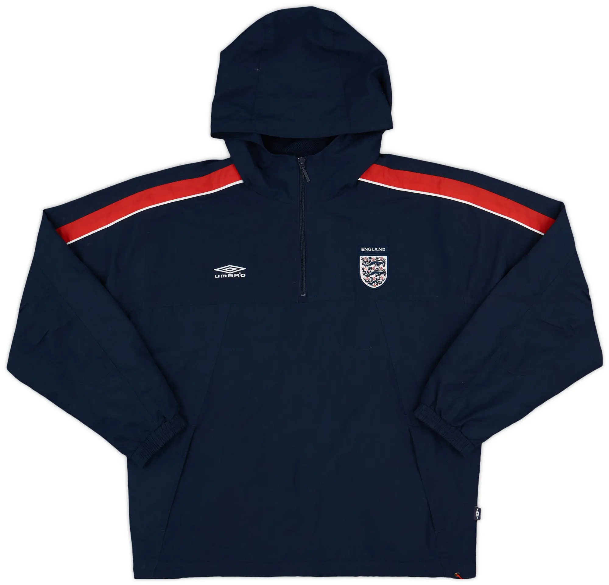 2004-06 England Umbro Hooded Rain Jacket - 8/10 - (S)