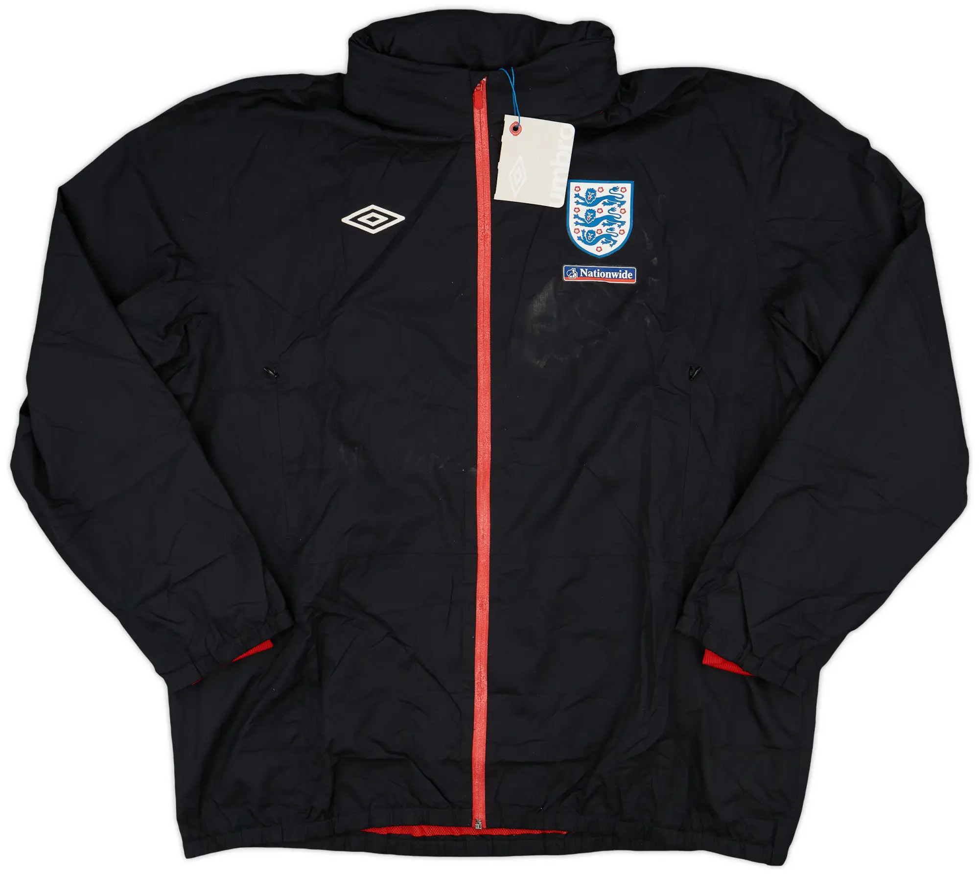 2010-11 England Umbro Hooded Rain Jacket (3XL)