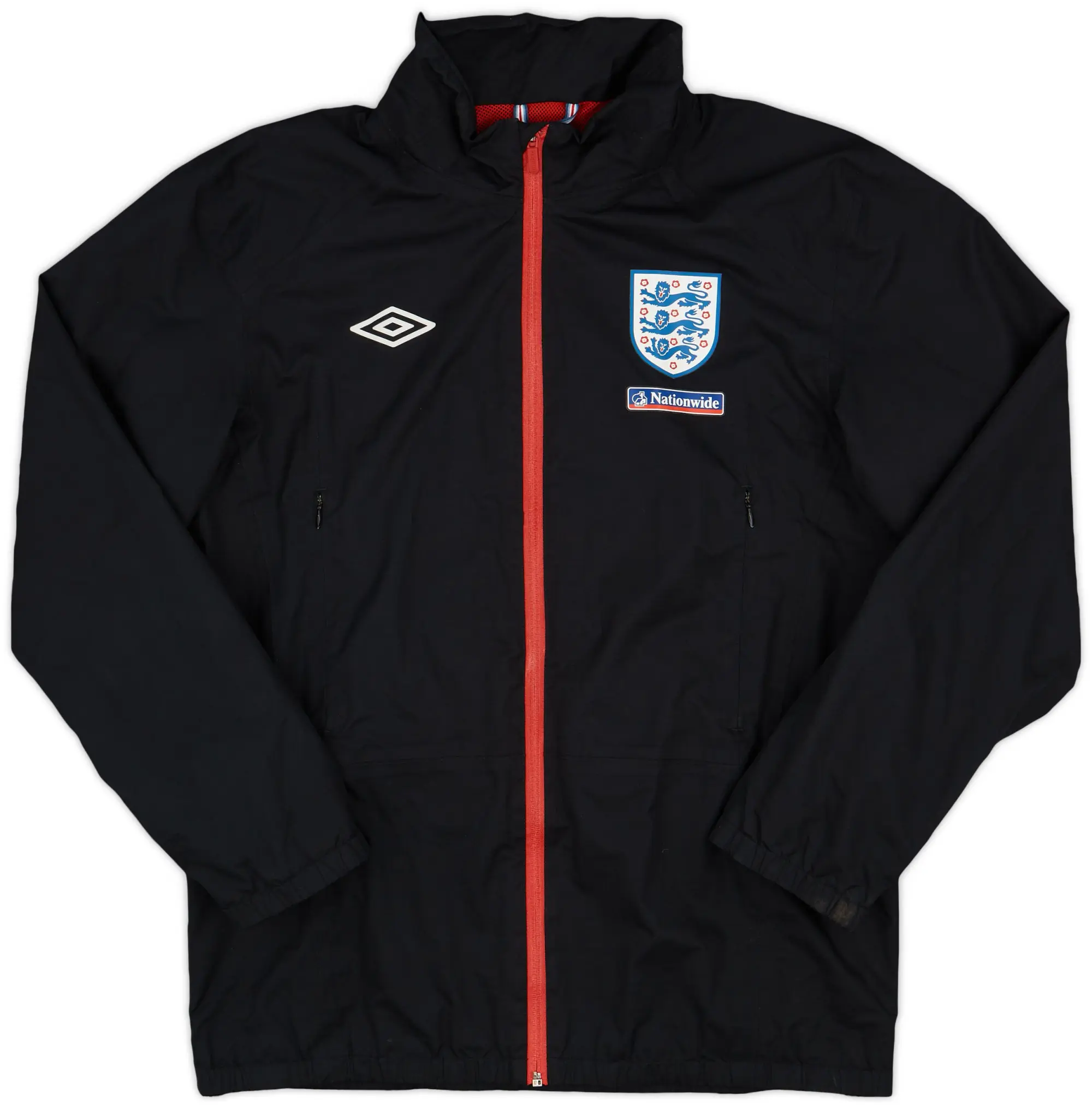 2012-13 England Umbro Hooded Rain Jacket - 8/10 - (M)