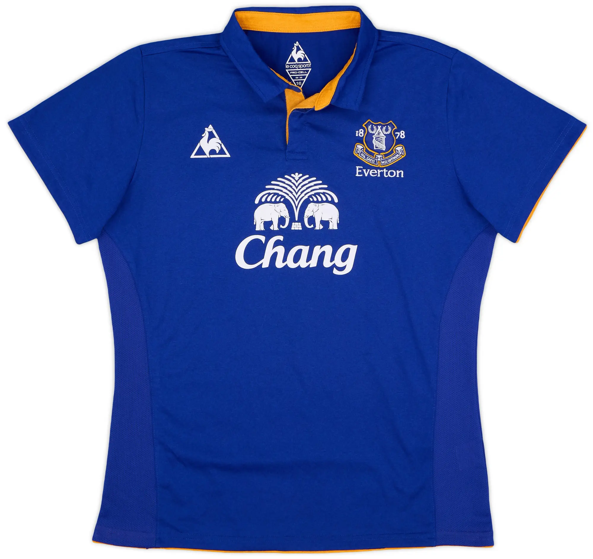 LeCoqSportif 2011-12 Everton Home Shirt - 9/10 - (Women's L)