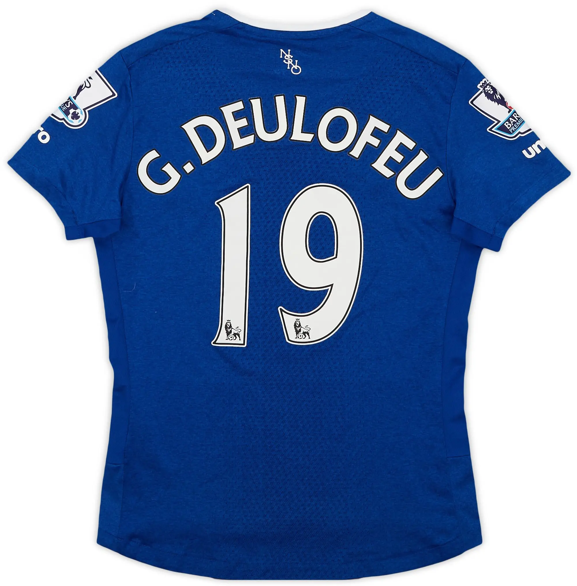 Umbro 2015-16 Everton Home Shirt G. Deulofeu #19 - 8/10 - (S.Boys)