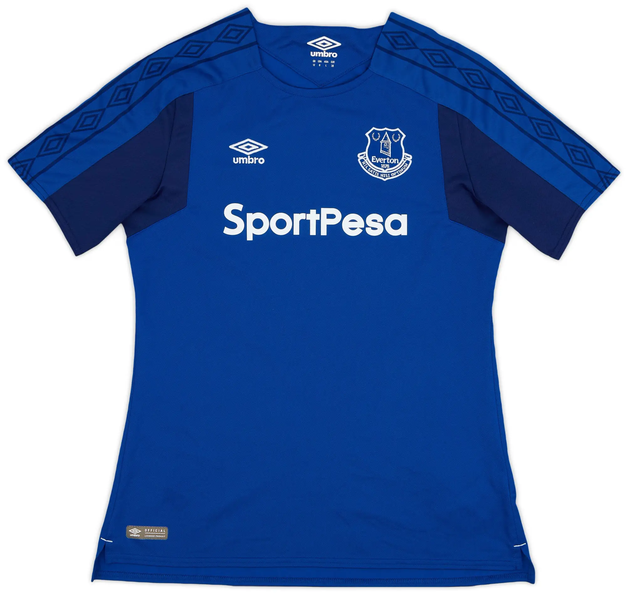 Umbro 2017-18 Everton Home Shirt - 9/10 - (Women's M)