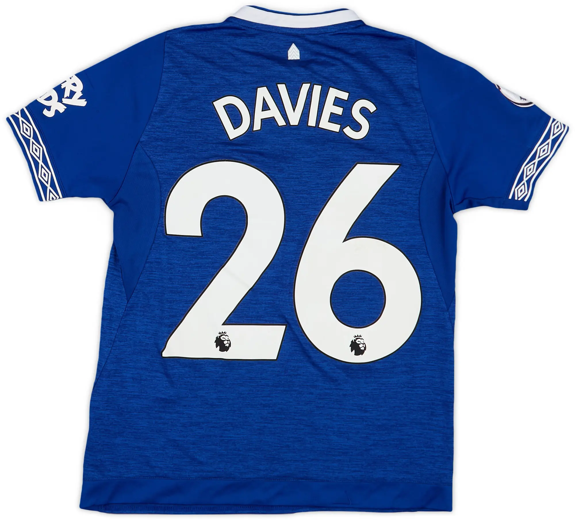 Umbro 2018-19 Everton Home Shirt Davies #26 - 7/10 - (M.Boys)