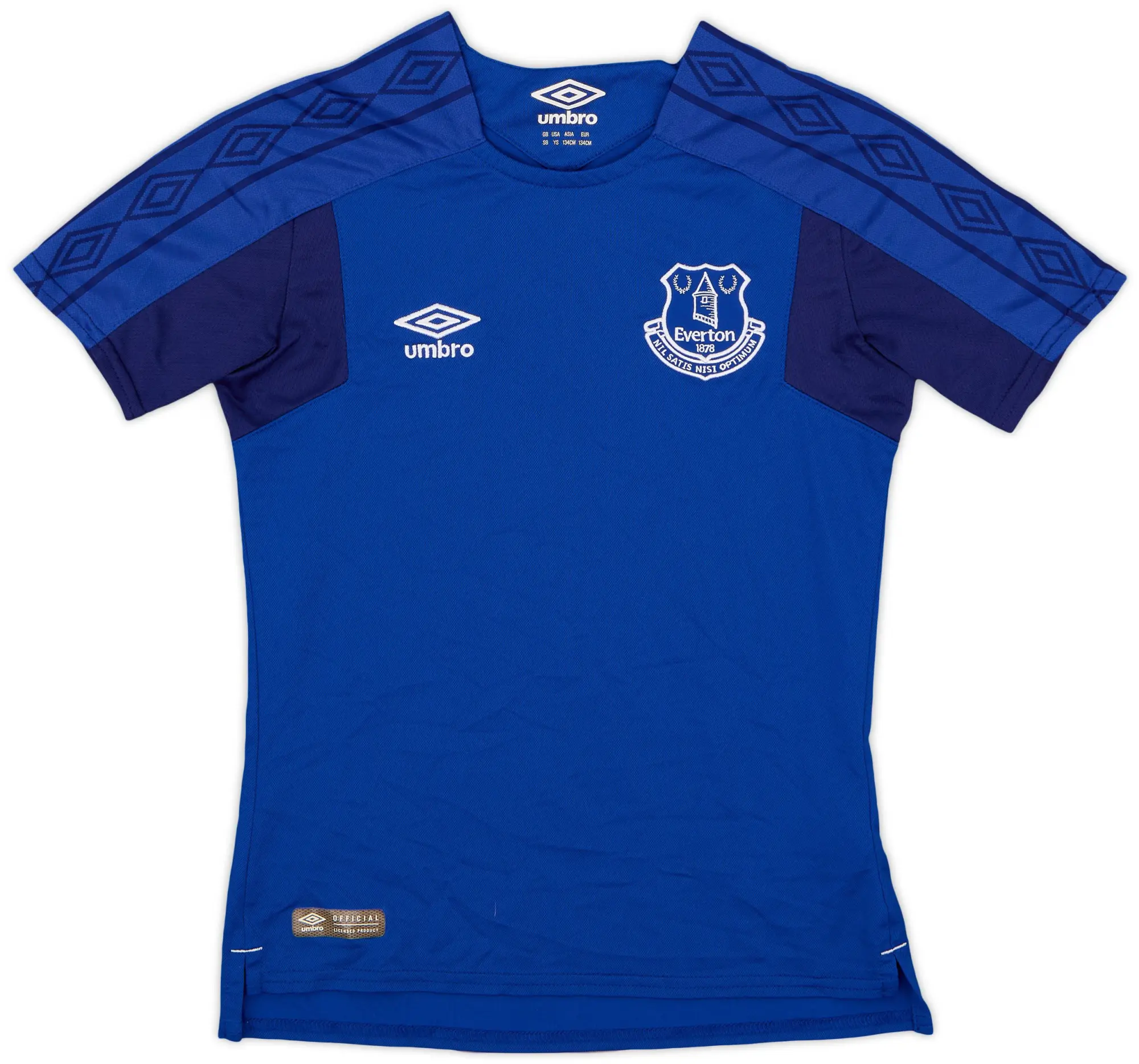 Umbro 2017-18 Everton Home Shirt - 8/10 - (S.Boys)
