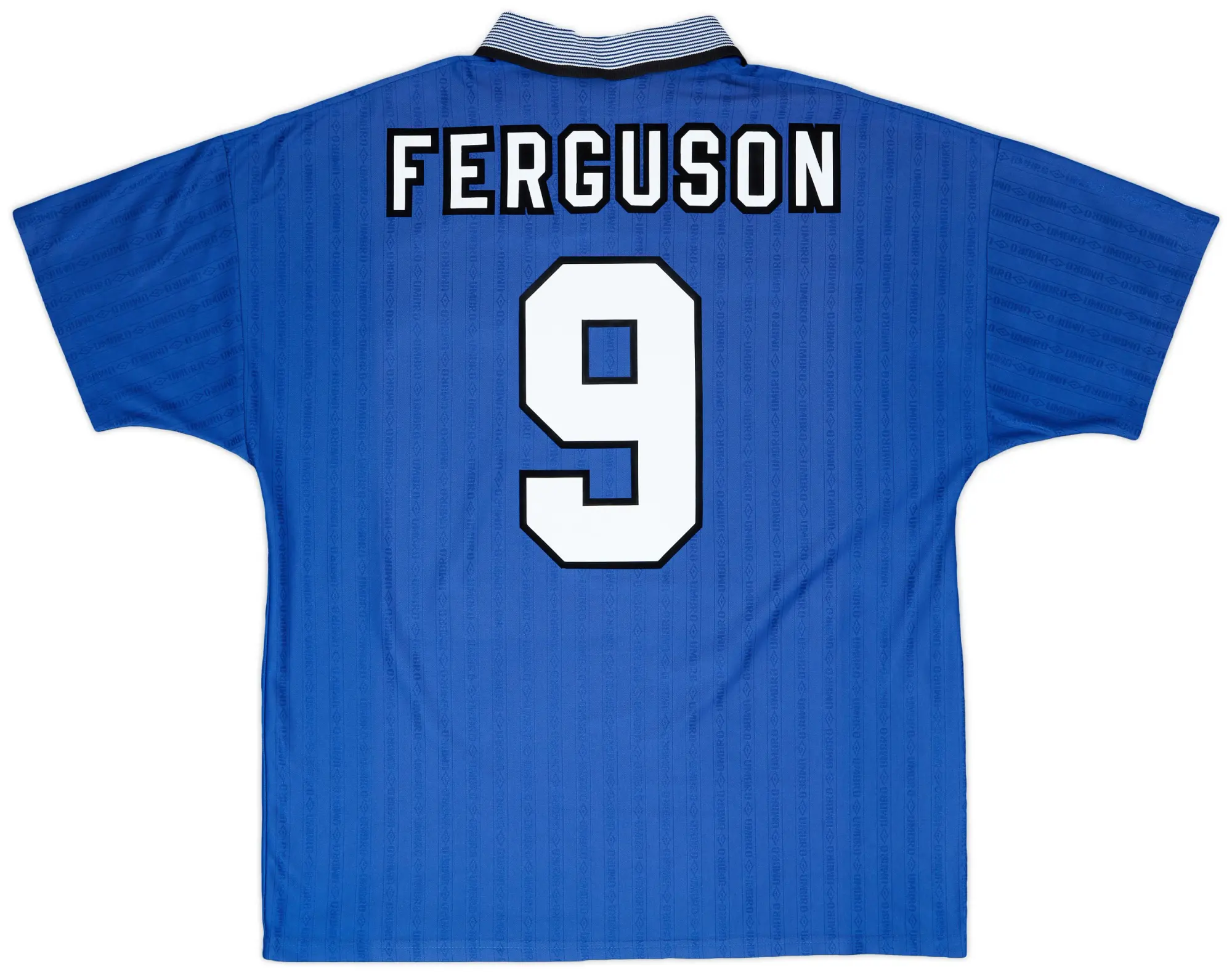 Umbro 1995-97 Everton Home Shirt Ferguson #9 - 6/10 - (XL)