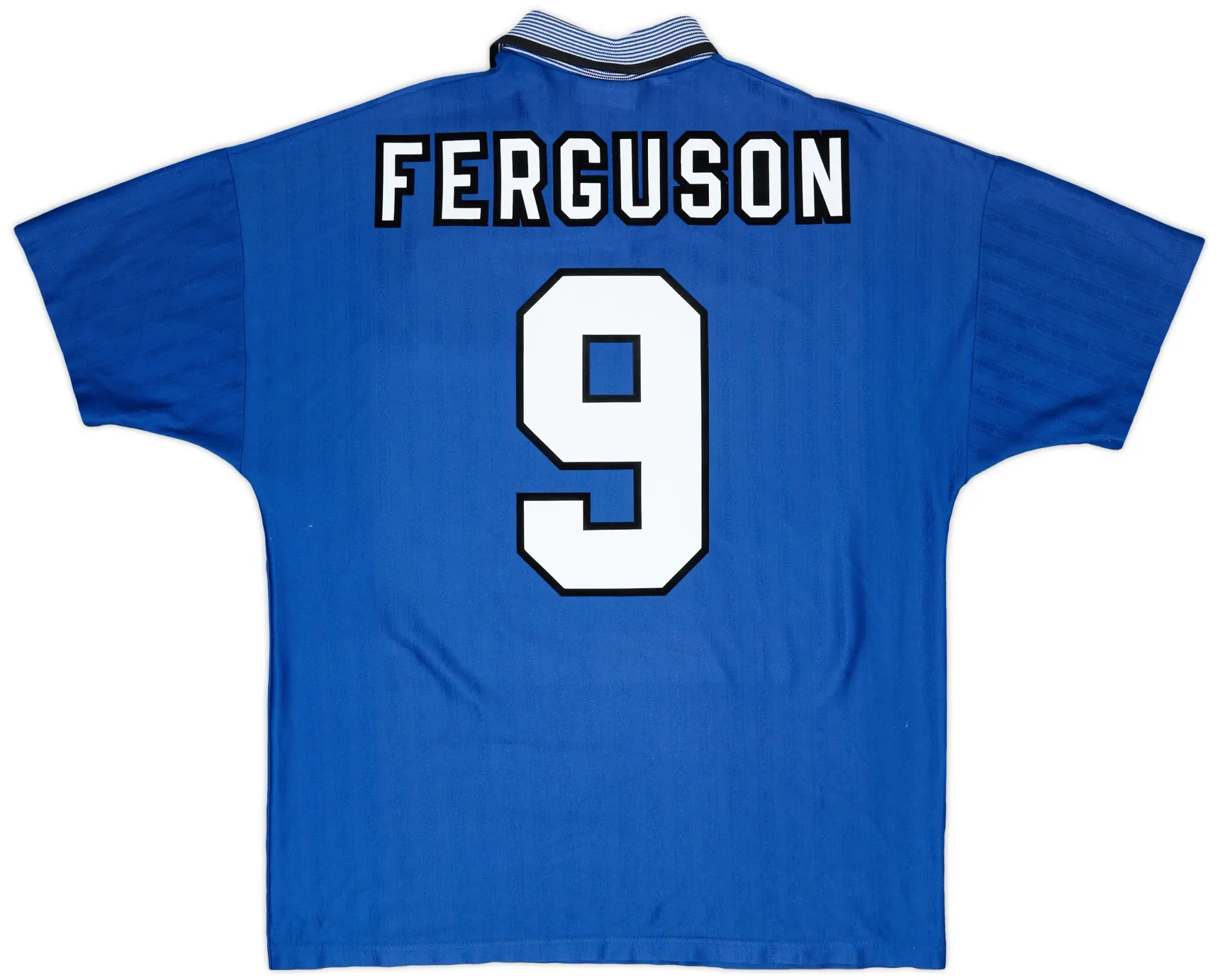 Umbro 1995-97 Everton Home Shirt Ferguson #9 - 6/10 - (XL)