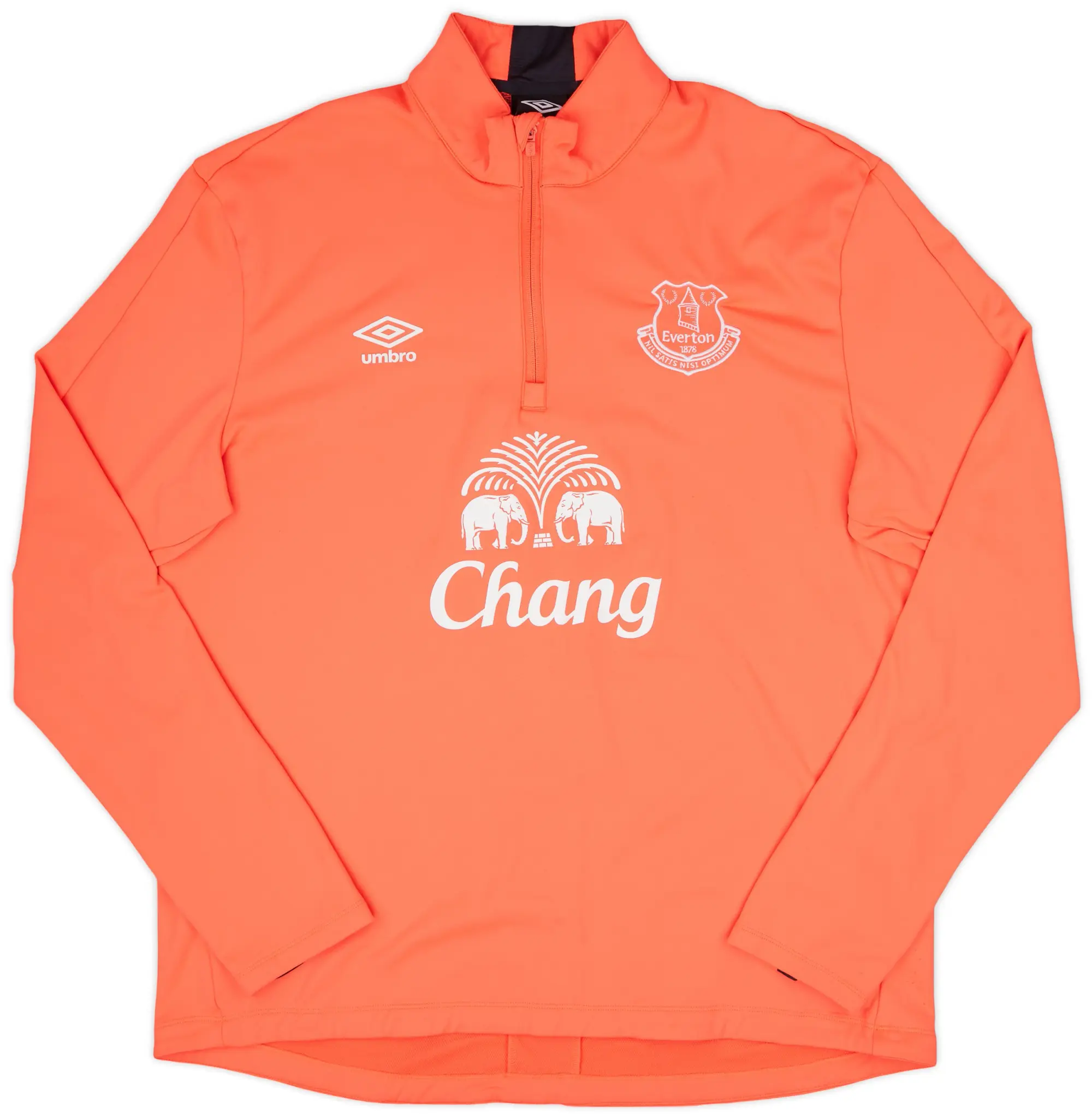 2015-16 Everton Umbro 1/4 Zip Drill Top - 8/10 - (3XL)