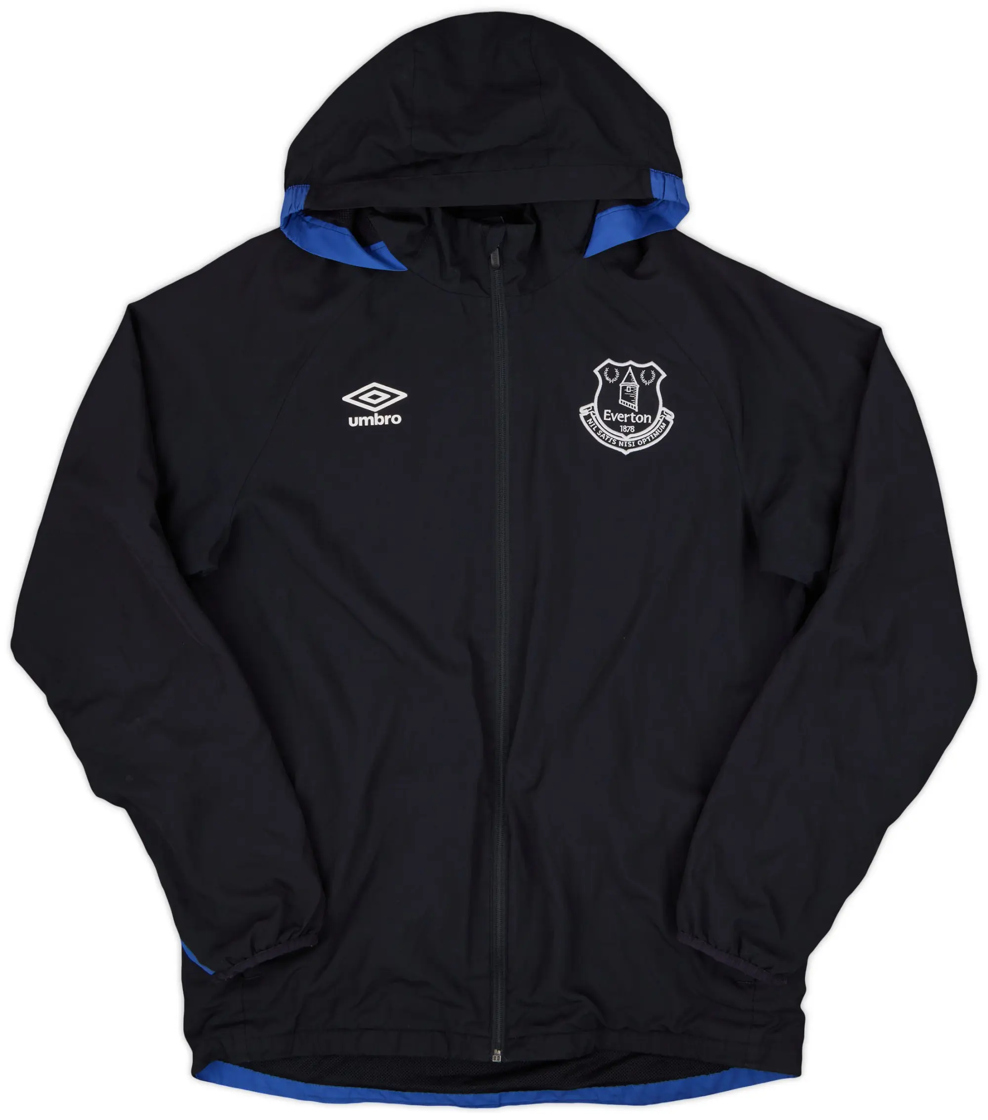 2017-18 Everton Umbro Hooded Rain Jacket - 8/10 - (M)