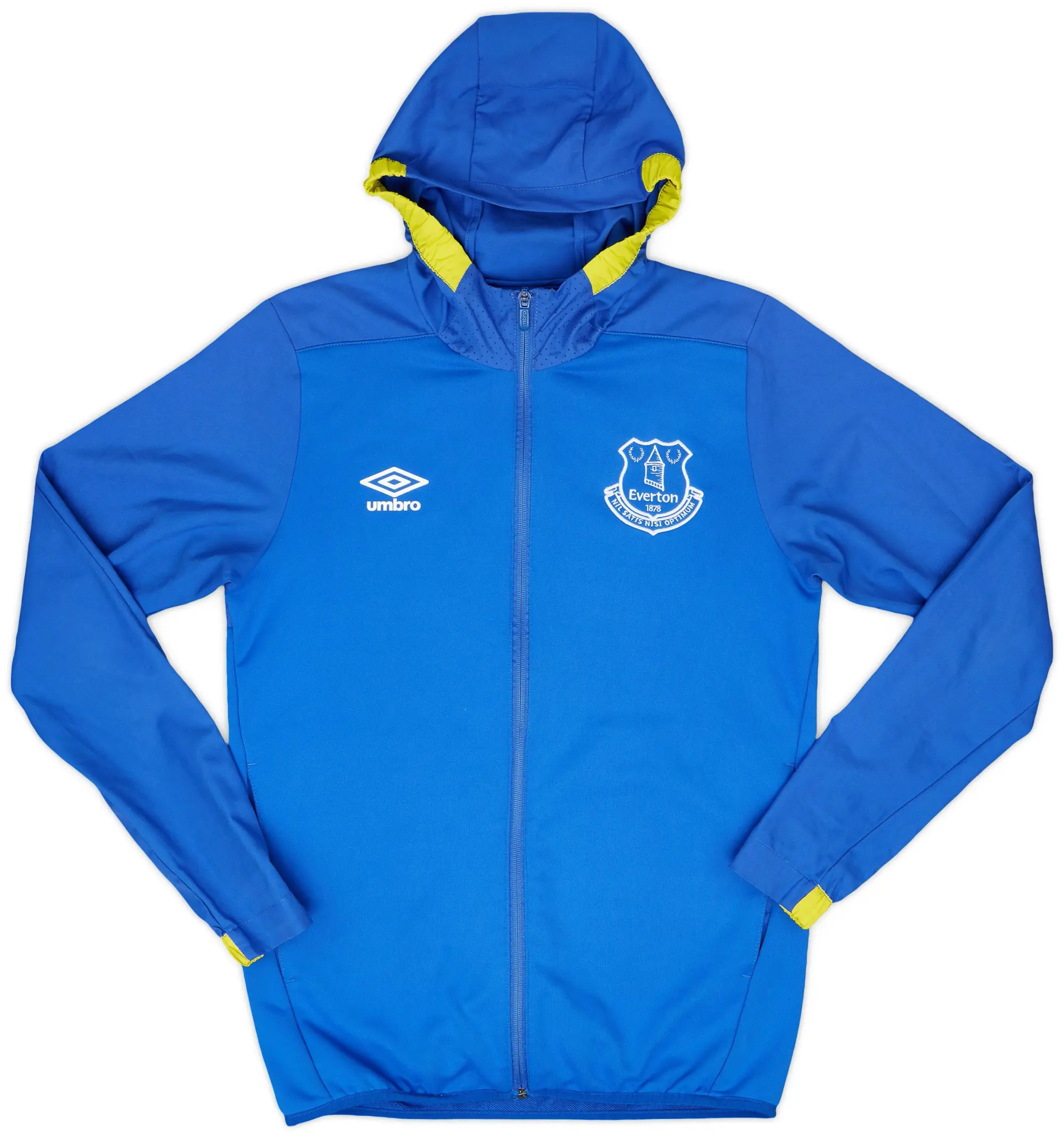 2015-16 Everton Umbro Hooded Track Jacket - 9/10 - (S)