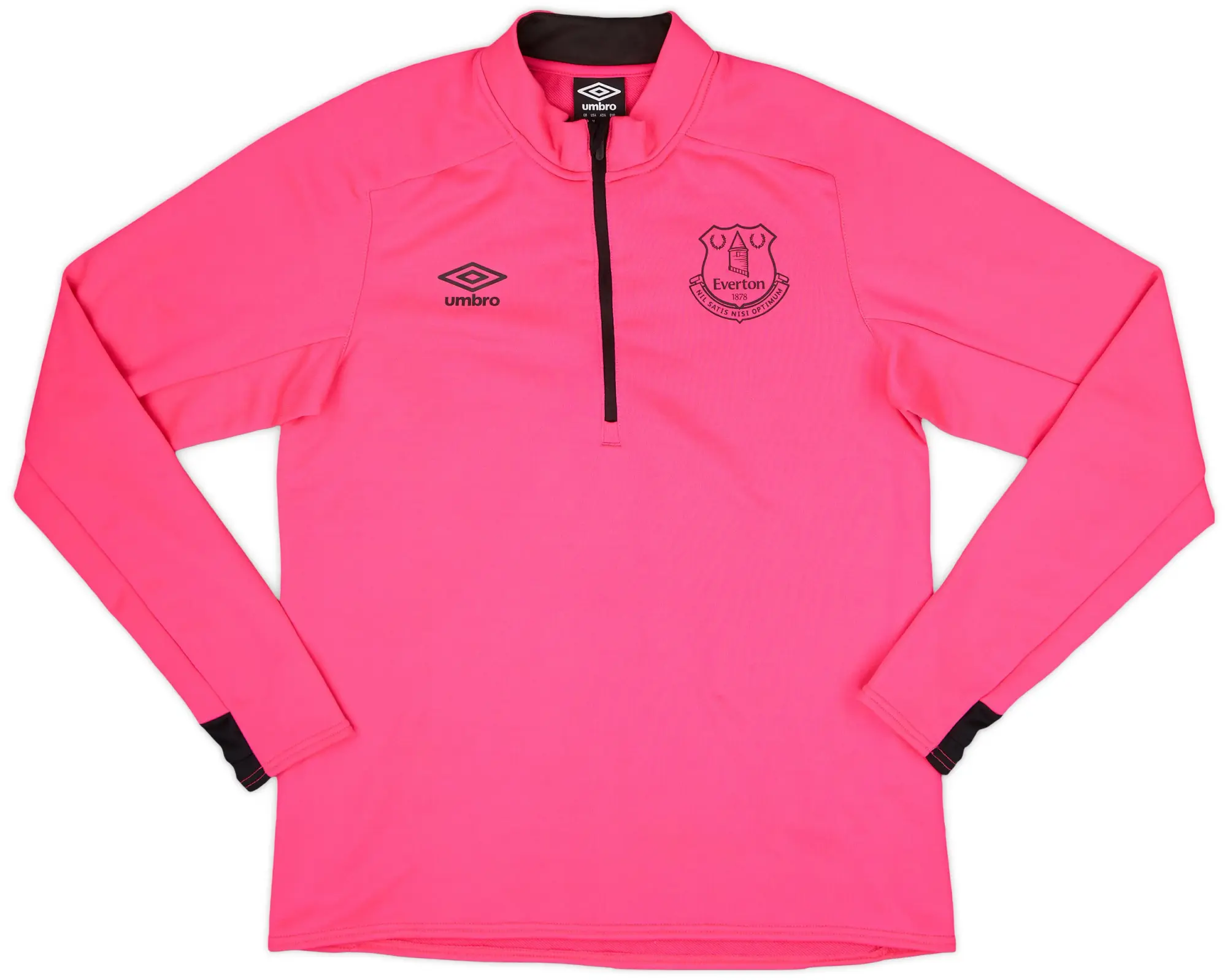 2017-18 Everton Umbro 1/4 Zip Training Top - 8/10 - (M)