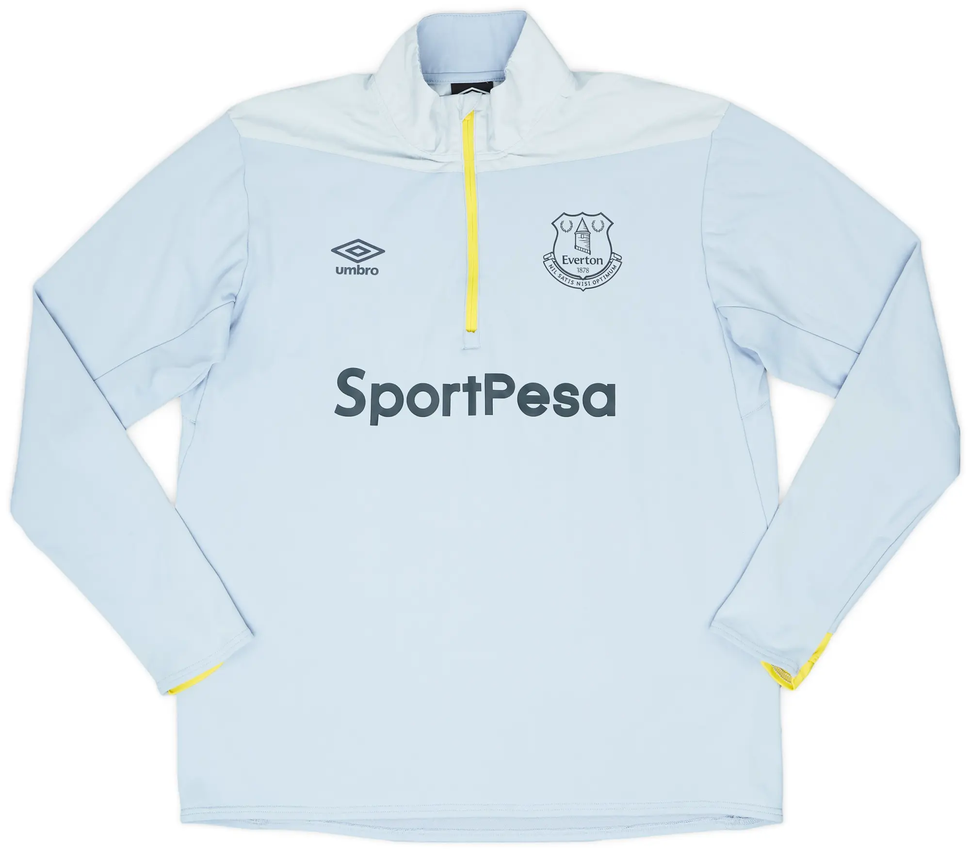 2018-19 Everton Umbro 1/4 Zip Training Top - 9/10 - (XL)