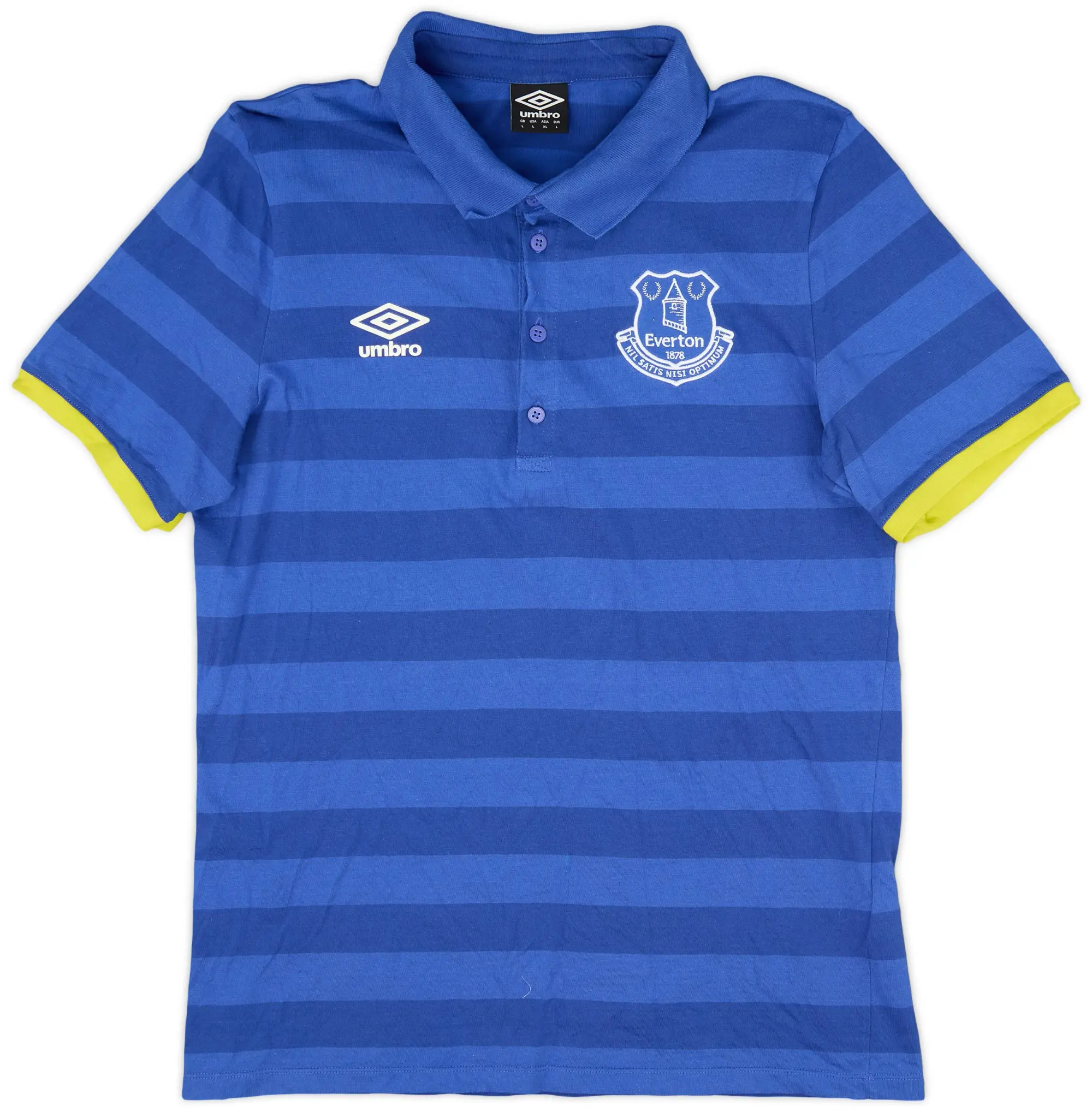 2016-17 Everton Umbro Polo Shirt - 9/10 - (L)