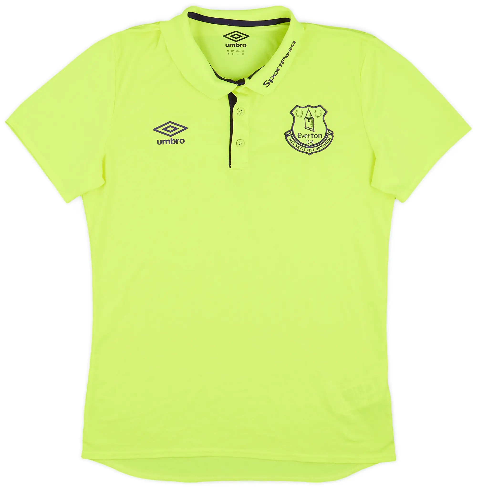 2018-19 Everton Umbro Polo Shirt - 9/10 - (M)