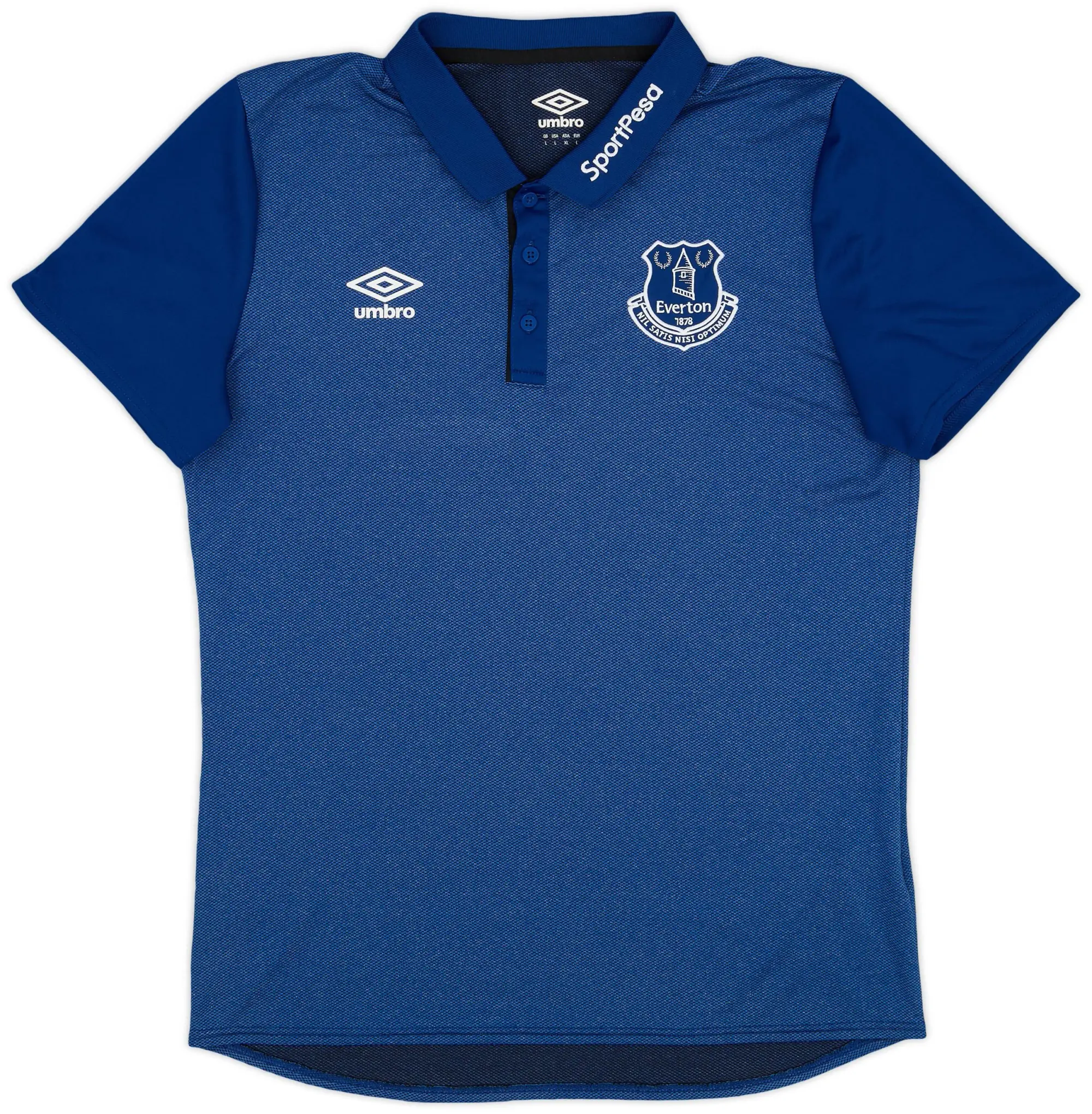 2018-19 Everton Umbro Polo Shirt - 9/10 - (L)