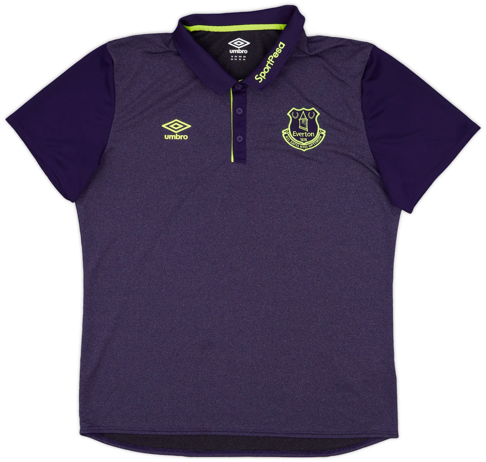 2019-20 Everton Umbro Polo Shirt - 9/10 - (XXL)