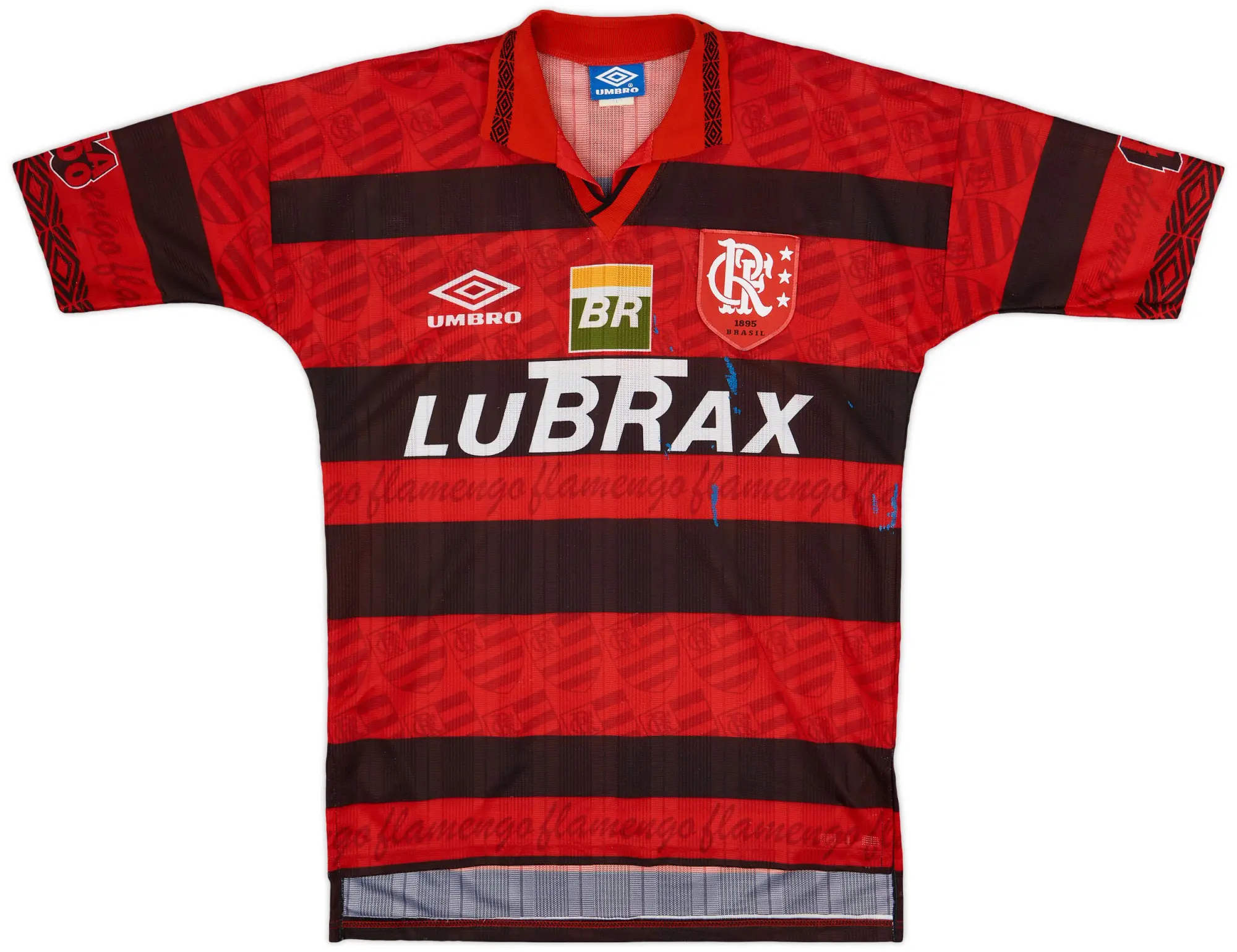 Umbro 1995-96 Flamengo Centenary Home Shirt - 3/10 - (L)