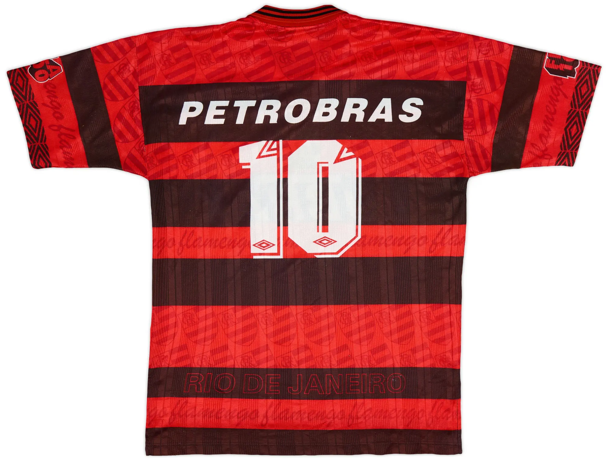 Umbro 1995-96 Flamengo Centenary Home Shirt #10 - 5/10 - (L)