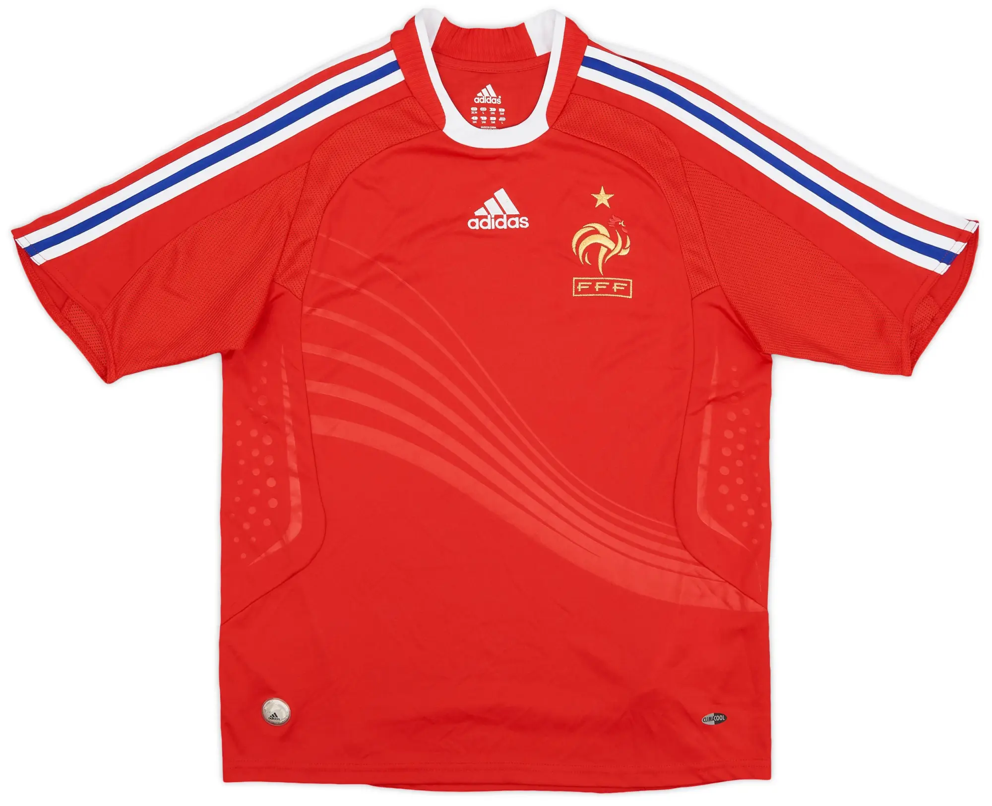 adidas 2007-08 France Away Shirt - 7/10 - (L.Boys)