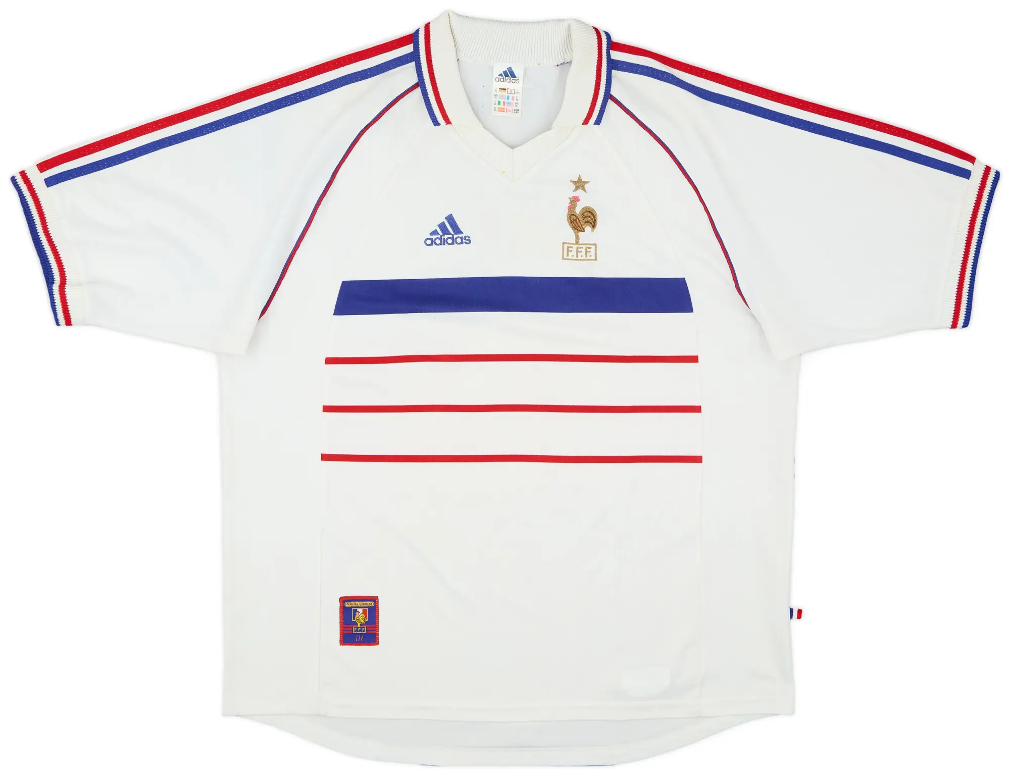 adidas 1998 France Away Shirt - 9/10 - (XL)