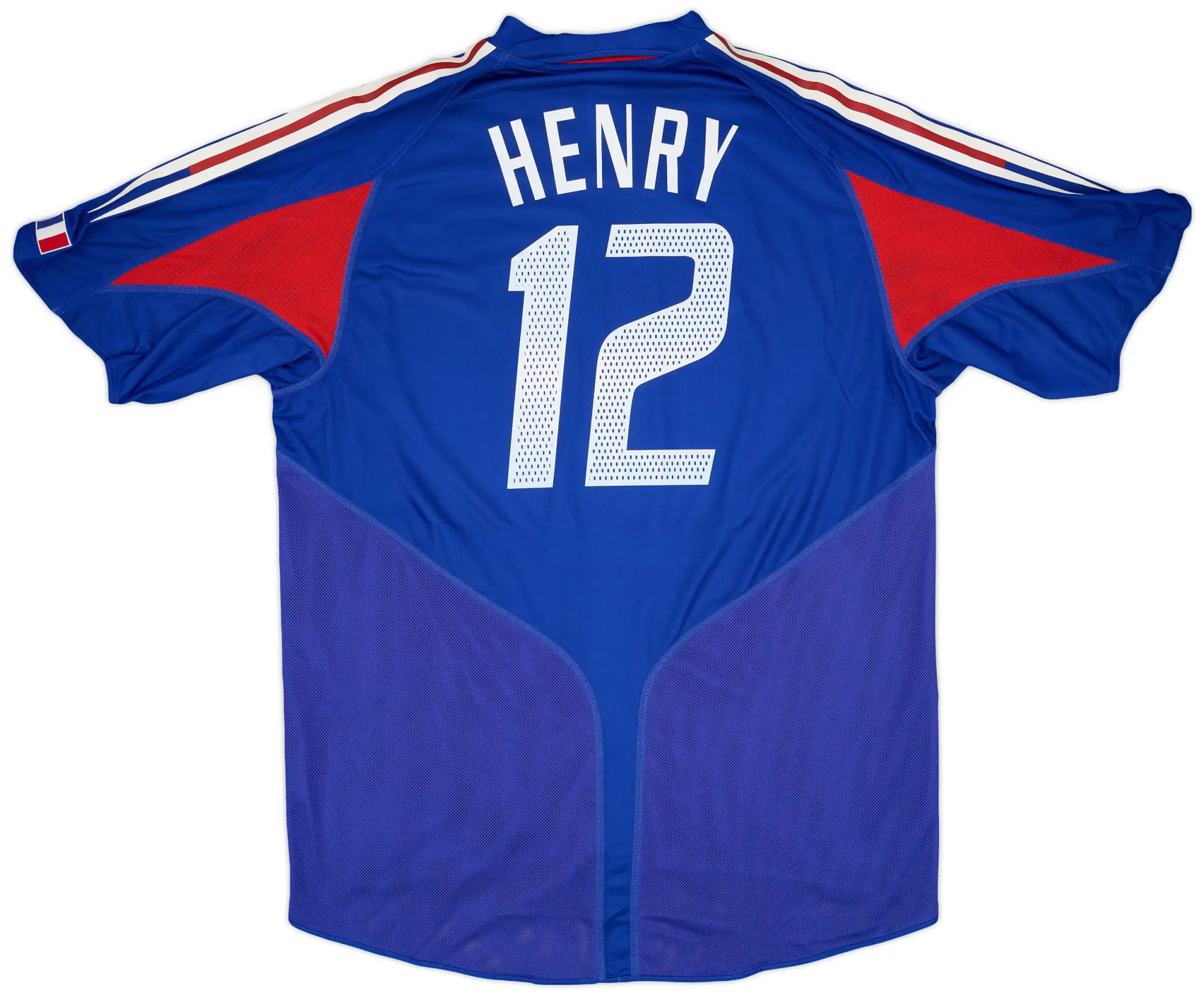 adidas 2004-06 France Home Shirt Henry #12 (XL)