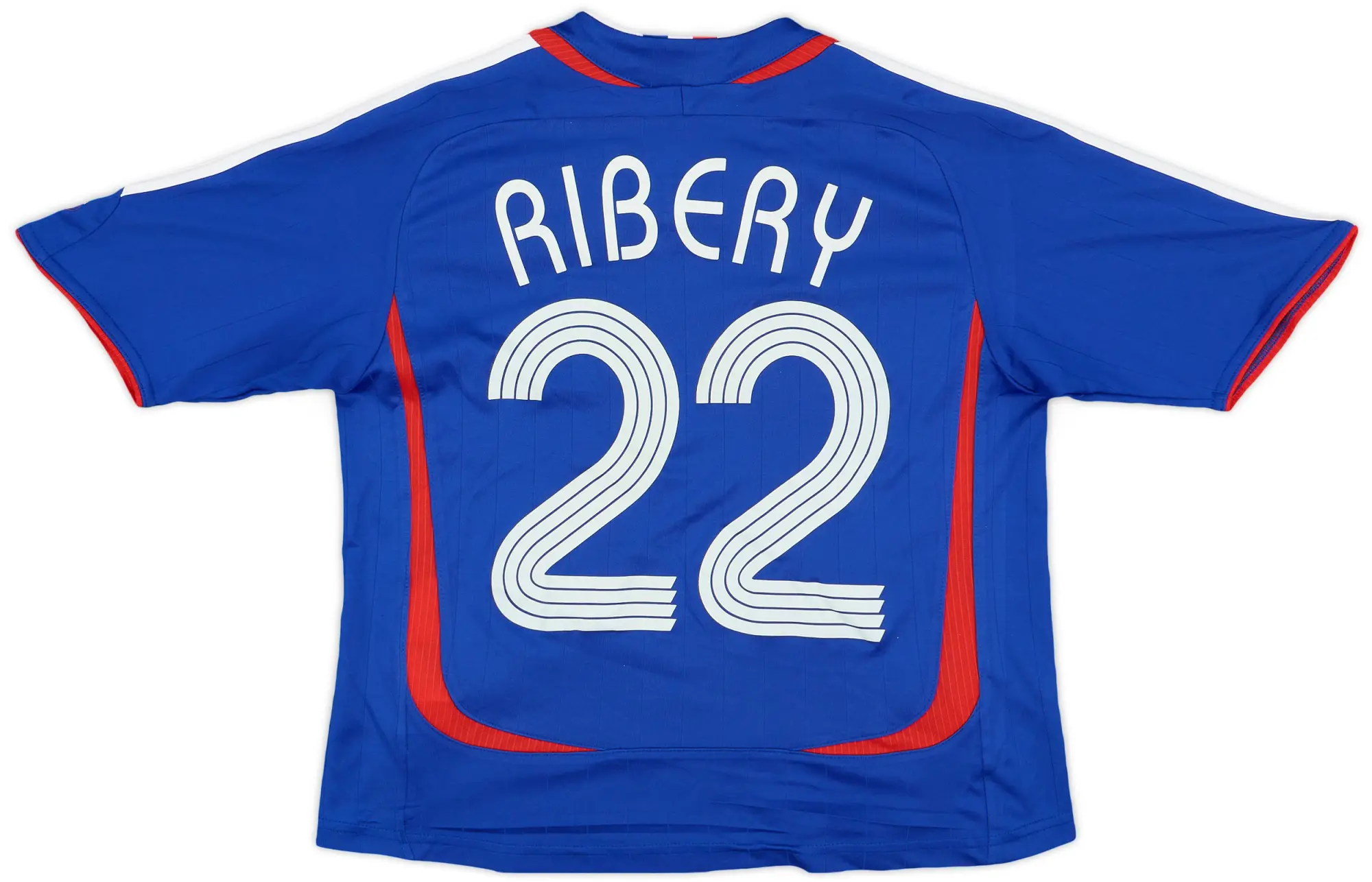 adidas 2006-07 France Home Shirt Ribery #22 - 8/10 - (7-8 Years)