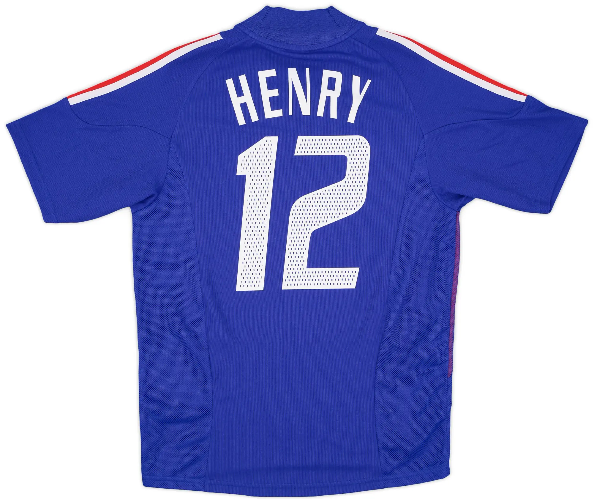 adidas 2002-04 France Home Shirt Henry #12 (S)