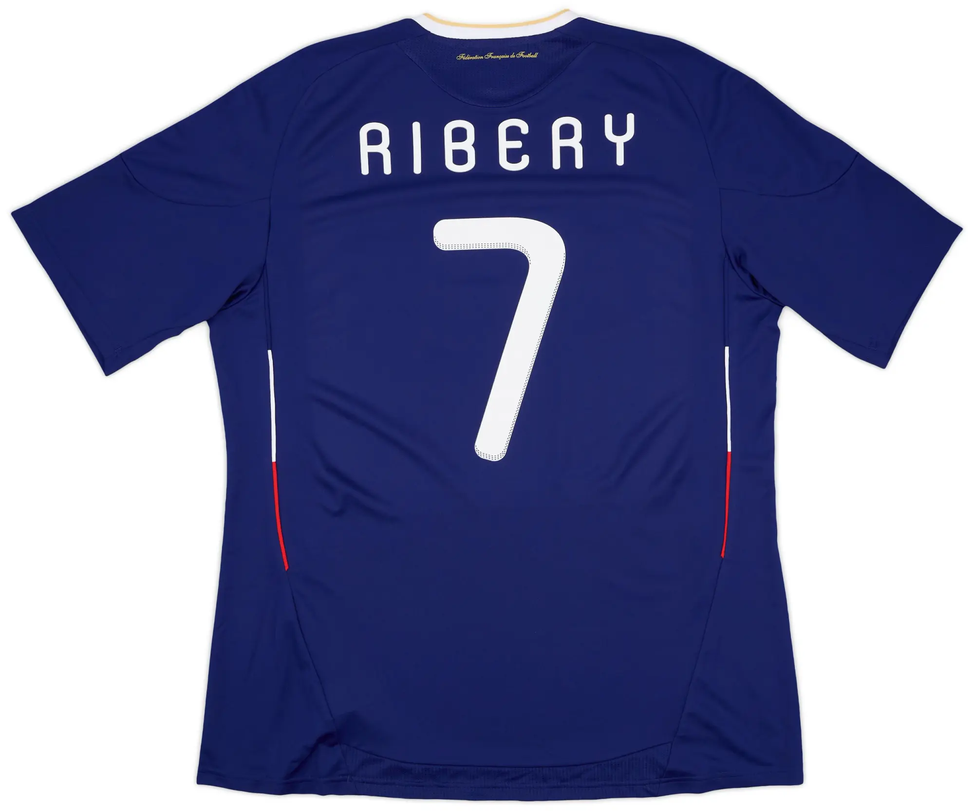 adidas 2009-10 France Home Shirt Ribery #7 (XL)