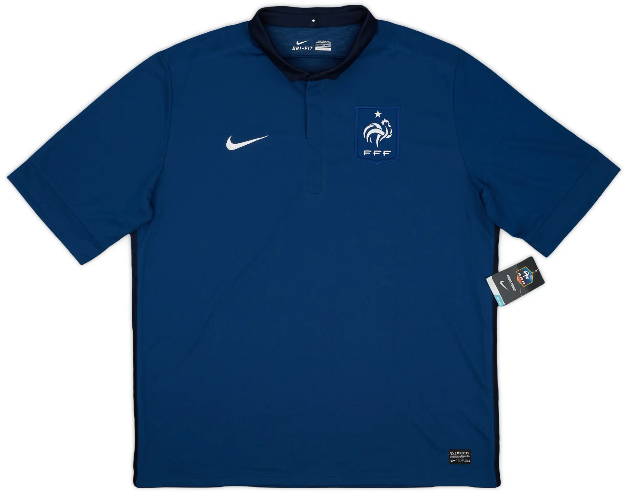 adidas 2011-12 France Home Shirt (XXL)