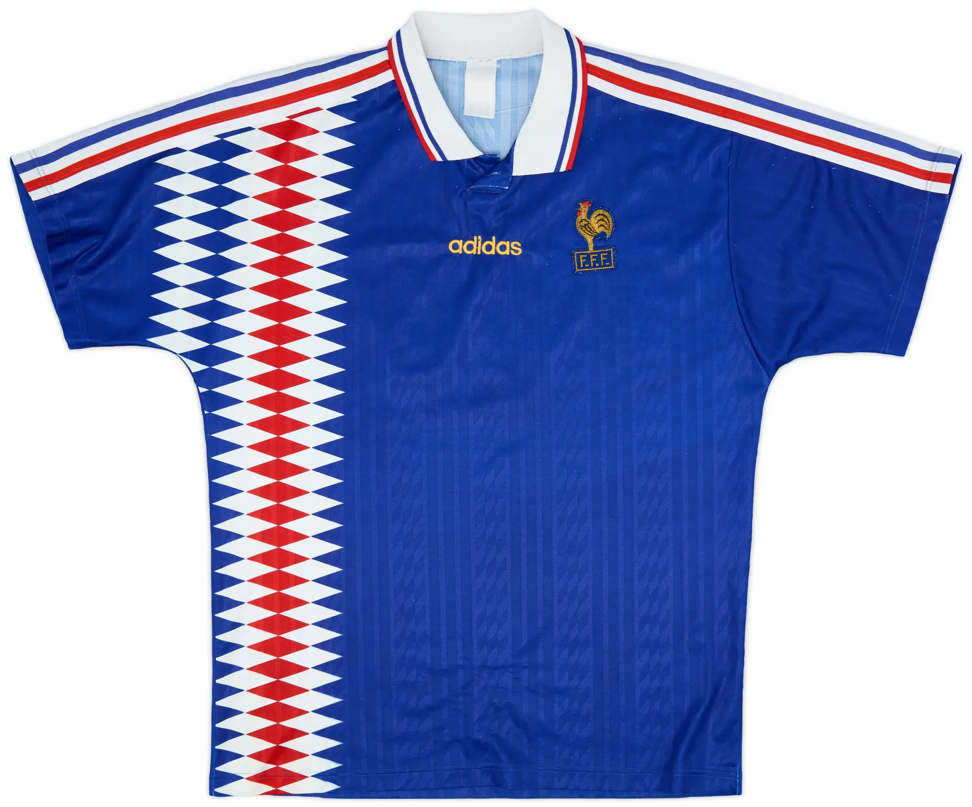 adidas 1994-96 France Home Shirt #8 - 6/10 - (M)