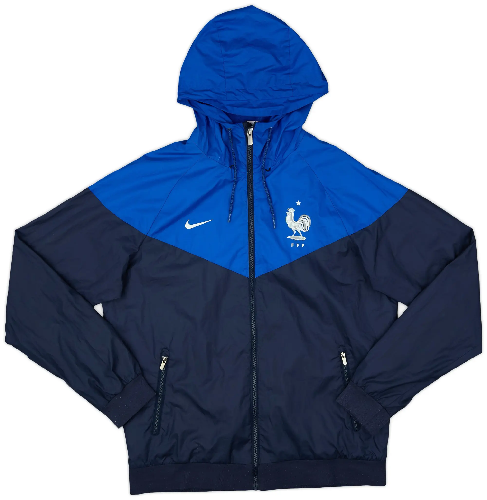 2018-19 France Nike Hooded Track Jacket - 9/10 - (M)