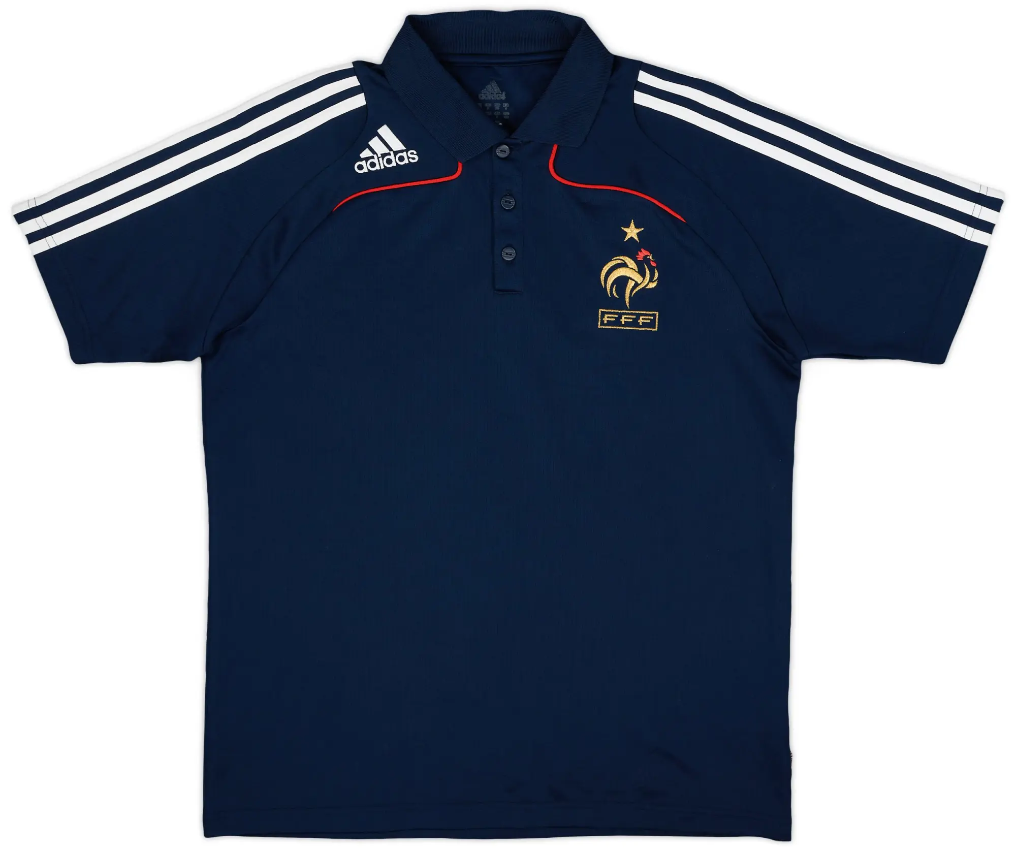 2008-09 France adidas Polo Shirt - 8/10 - (M)