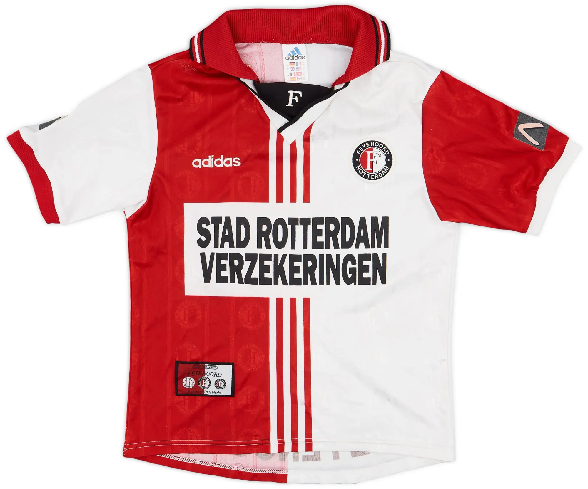 adidas 1997-98 Feyenoord Home Shirt - 8/10 - (Y)